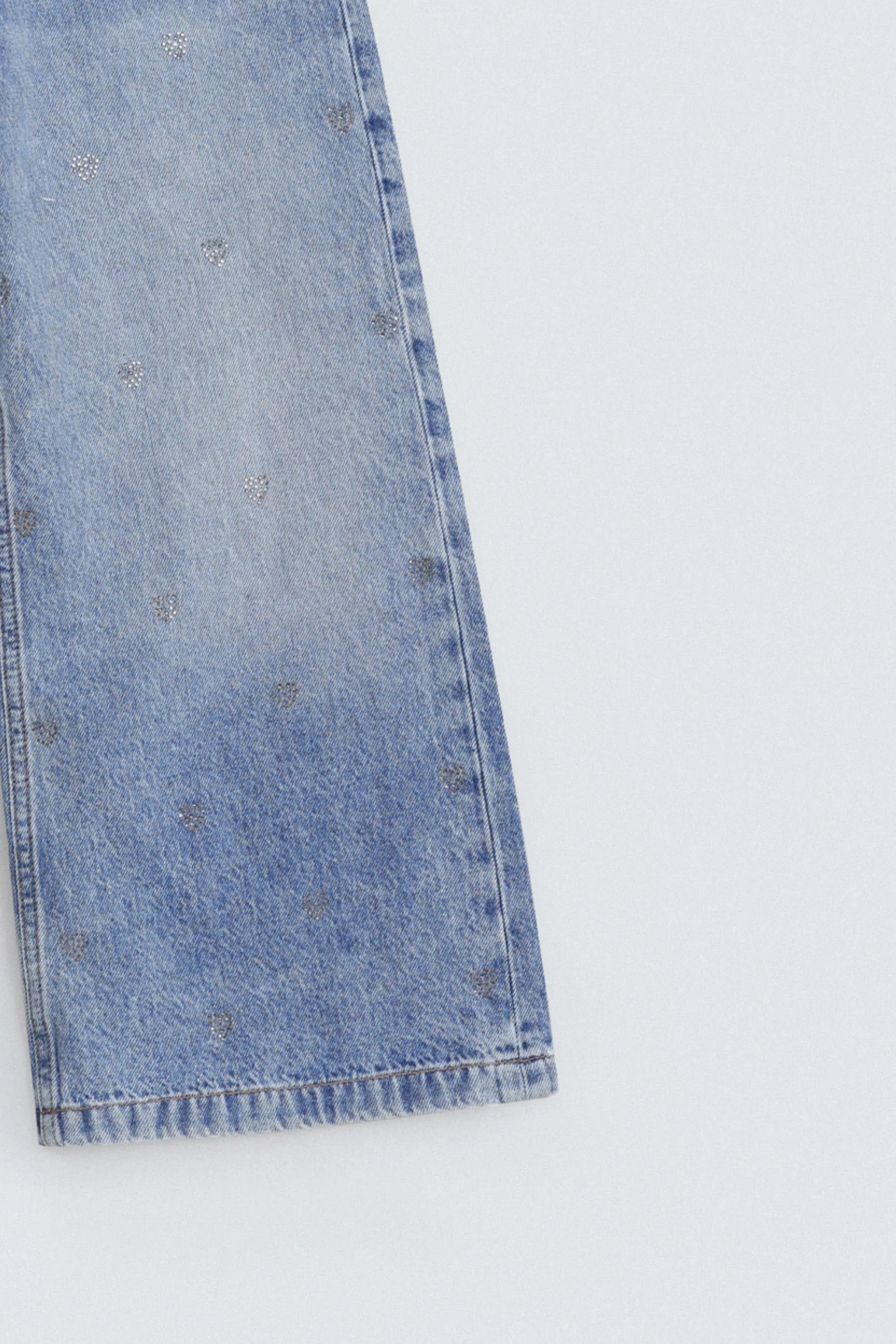 Embellished Wide Leg Jeans - Image 3
