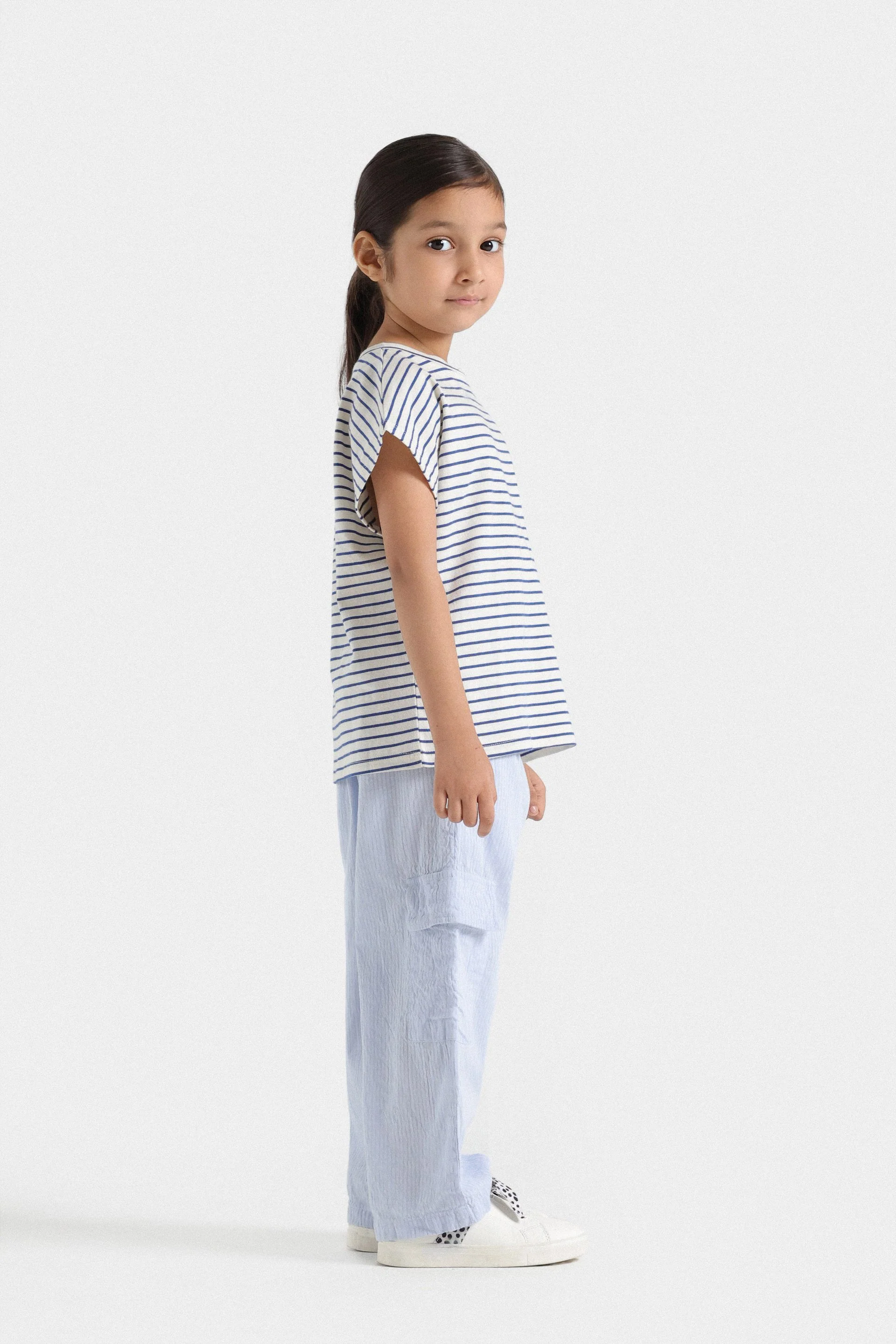 Wide Leg Cargo Trousers - Image 5