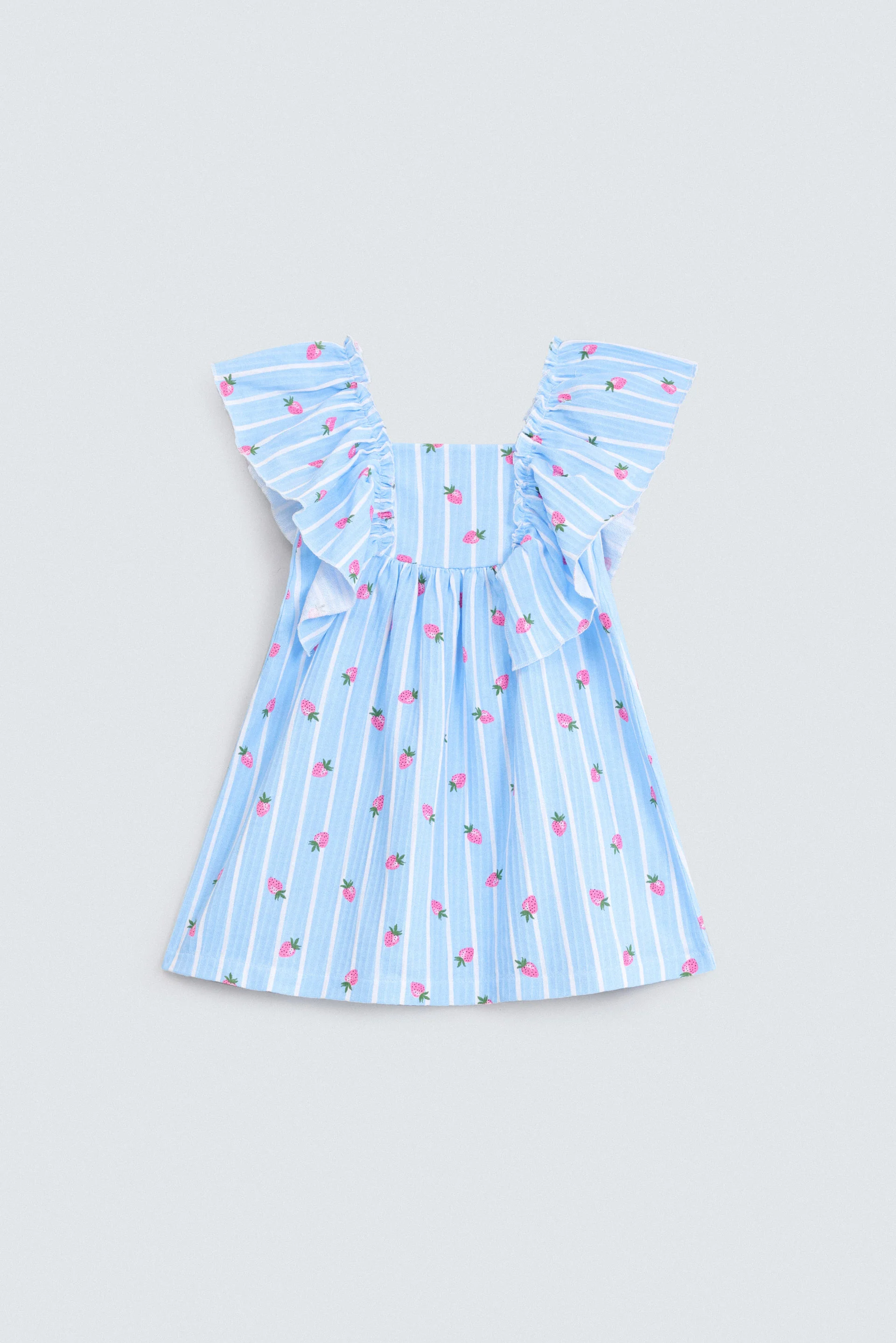 All-Over Print Stripe Dress - Image 3