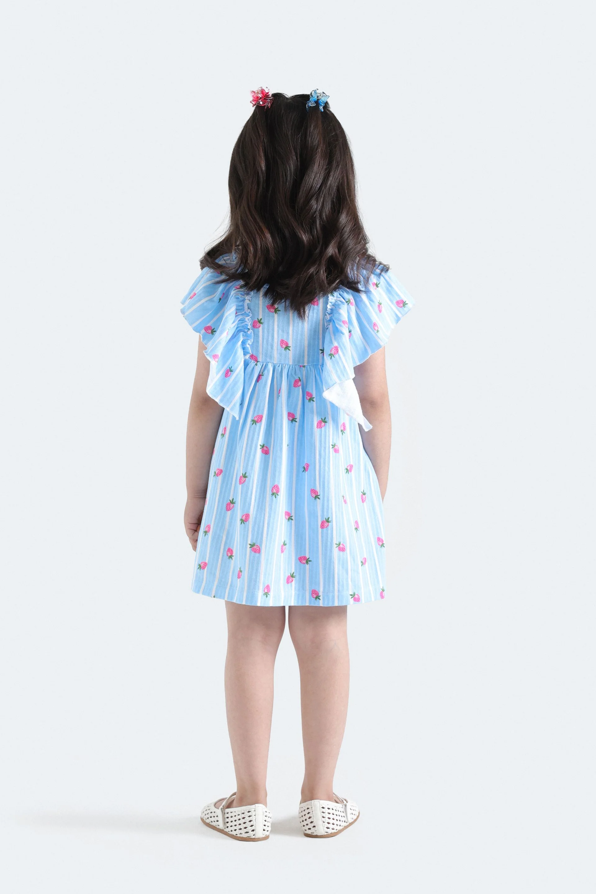 All-Over Print Stripe Dress - Image 6