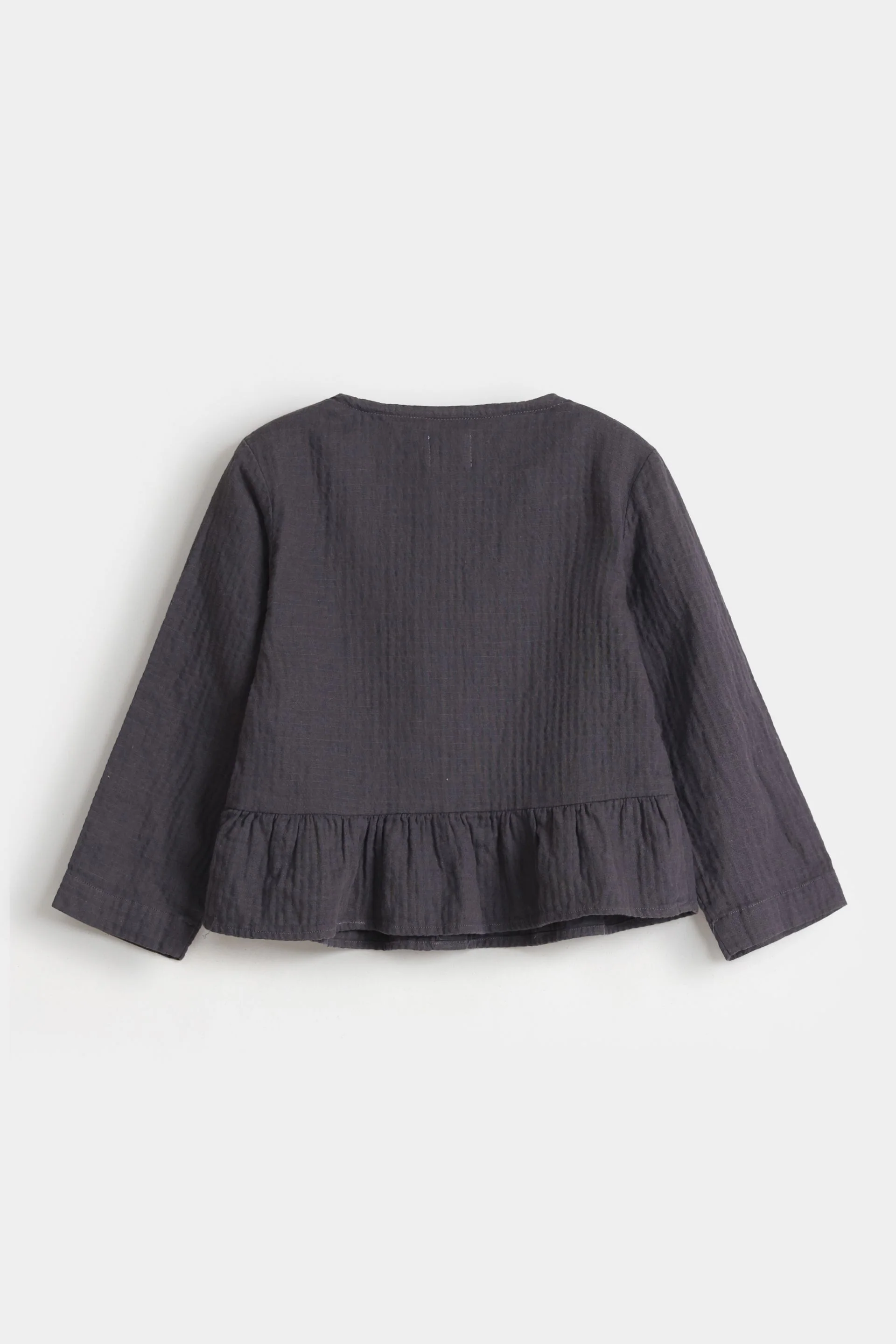 Textured Shirt With Bow Detail - Image 3