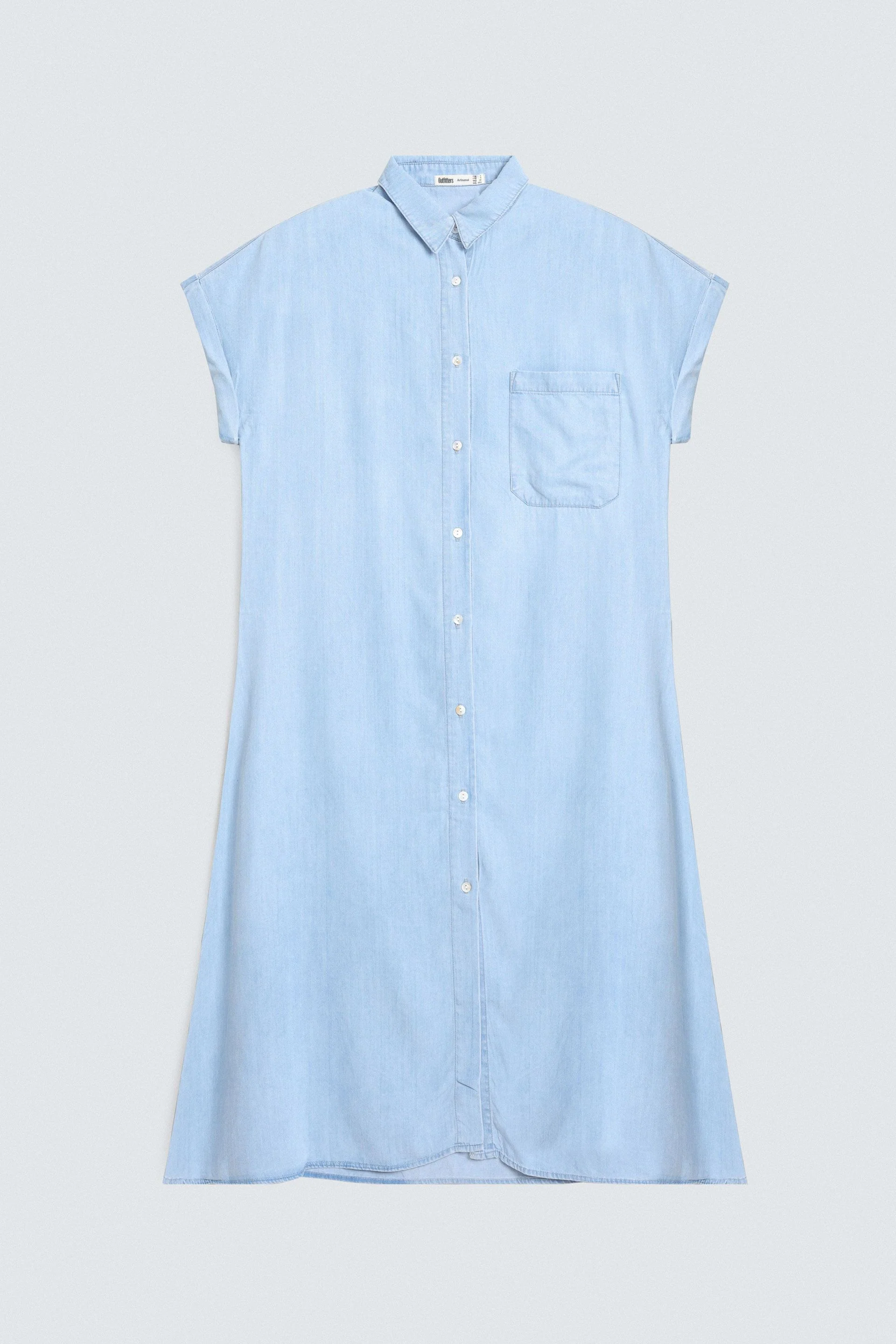 Denim Midi Dress - Image 5