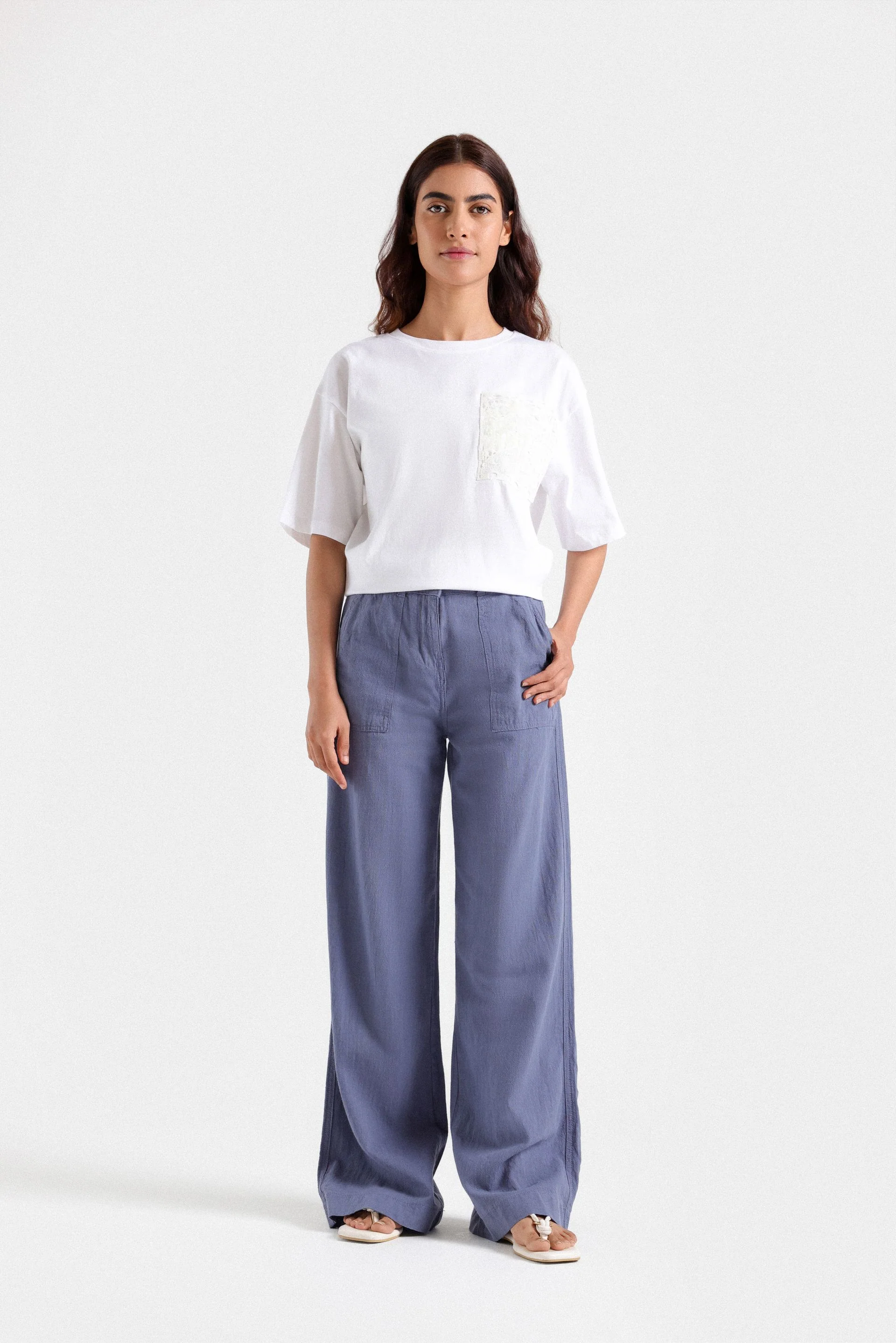 Wide Leg Trousers - Image 9