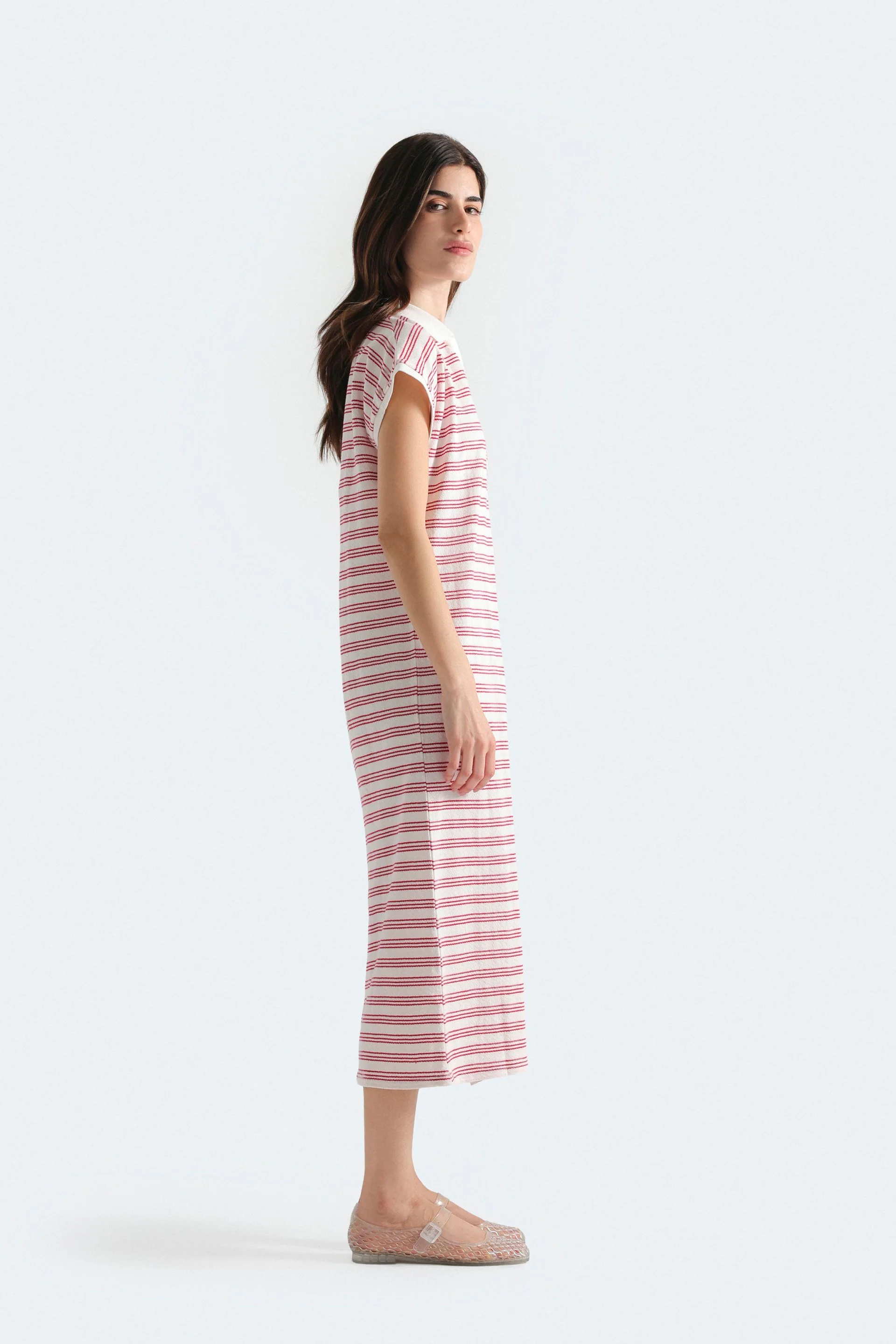 Striped Polo Dress - Image 10