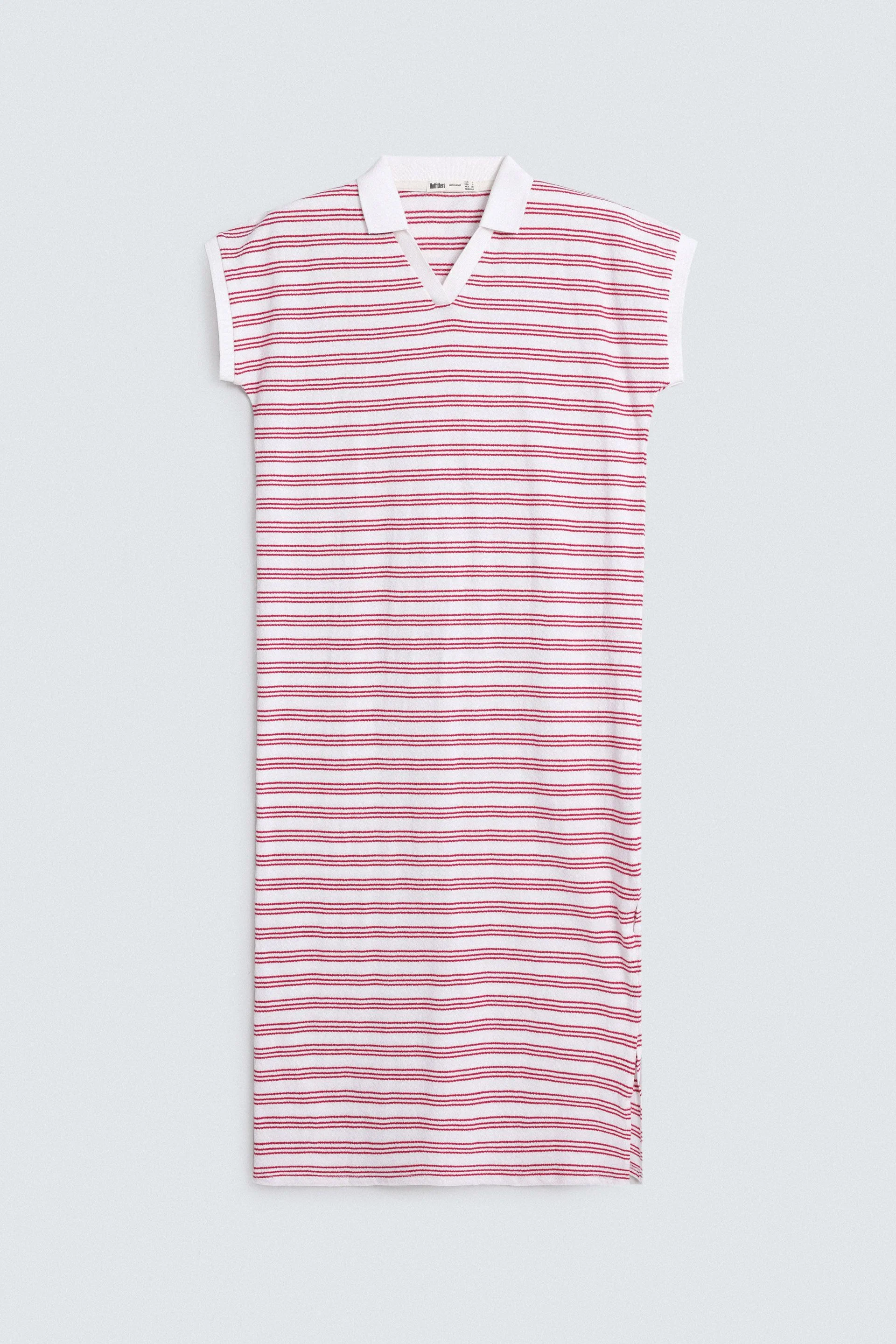 Striped Polo Dress - Image 12
