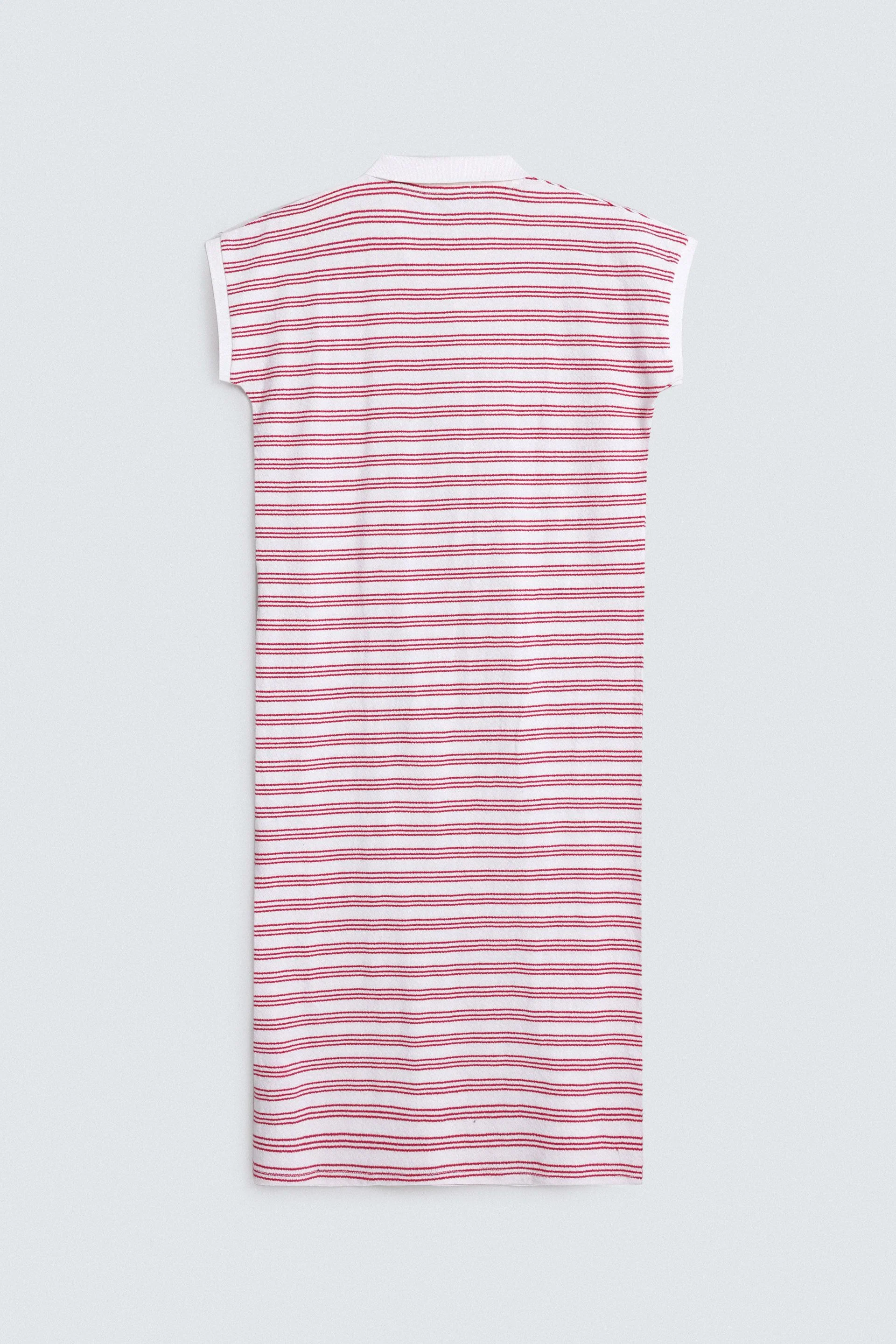 Striped Polo Dress - Image 15