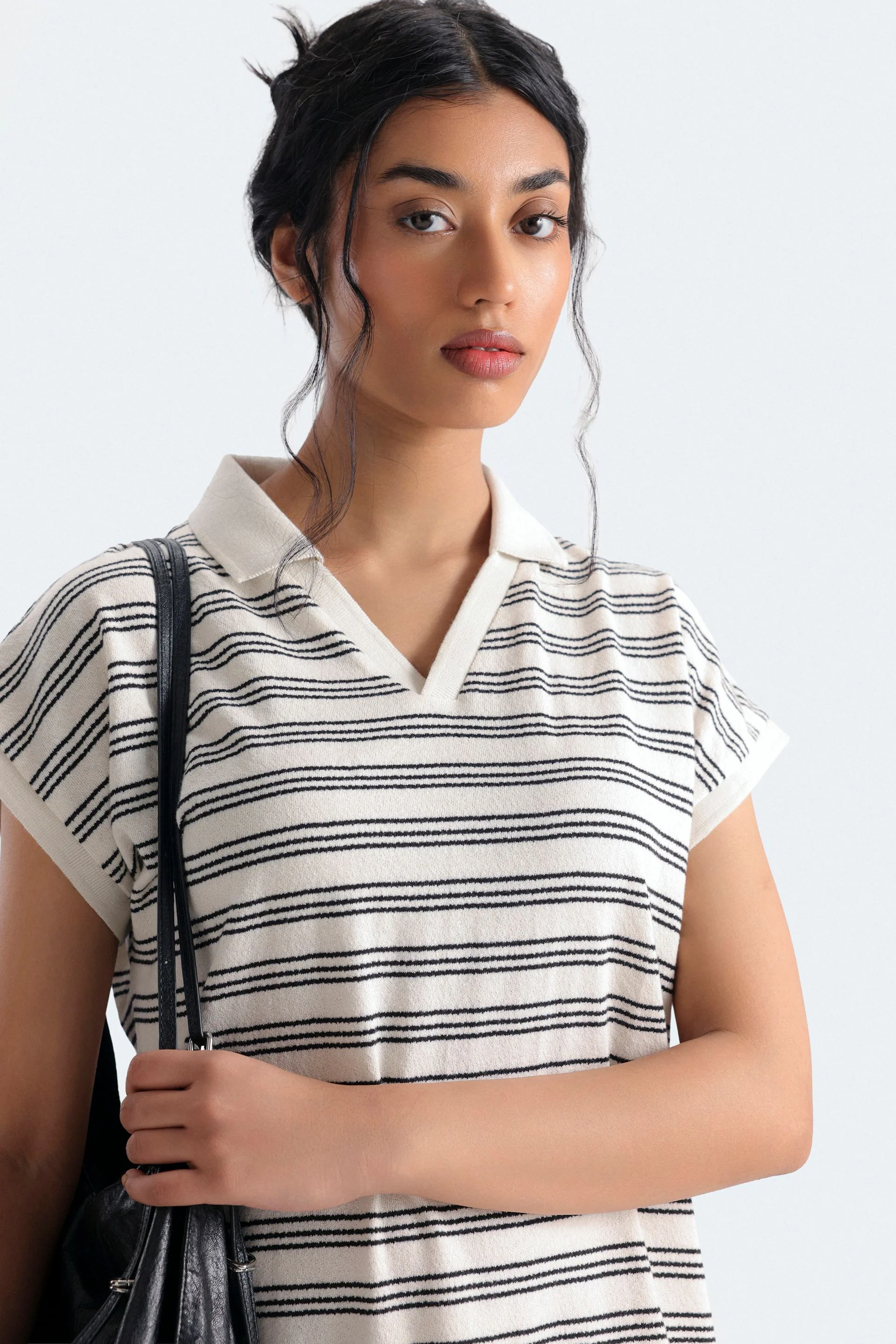 Striped Polo Dress - Image 4