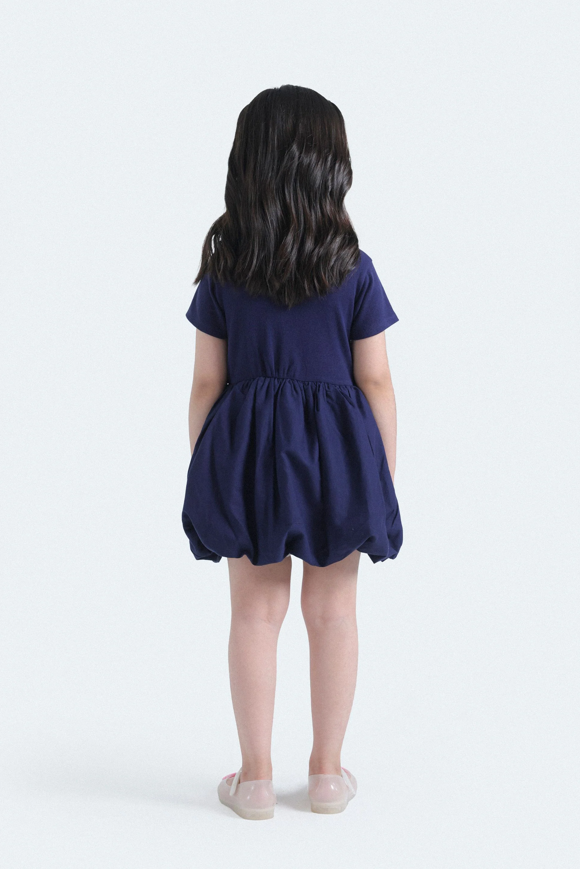 Balloon Dress With Gathered Detail - Image 6