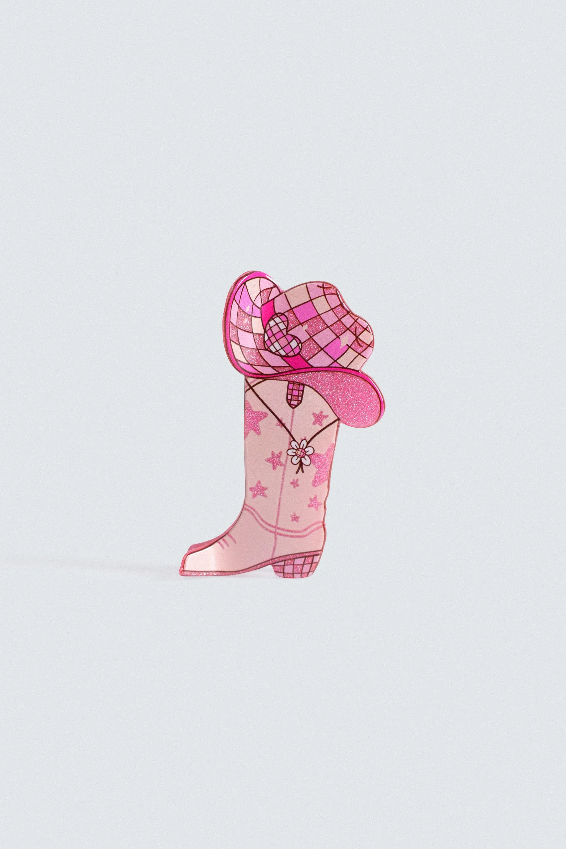 Cowboy Boot Hair Clip