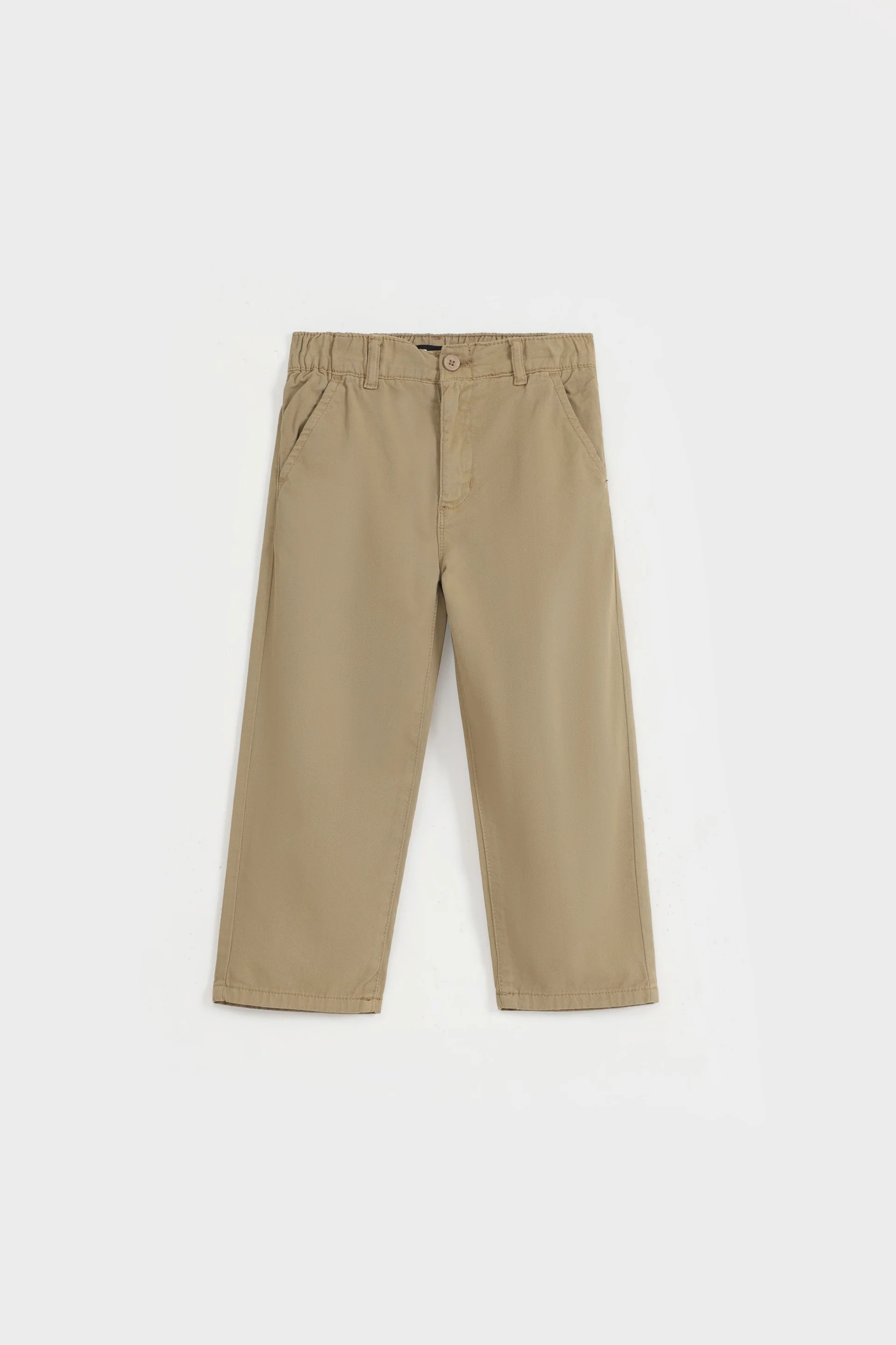 Non-Denim Straight Fit Trousers - Image 5