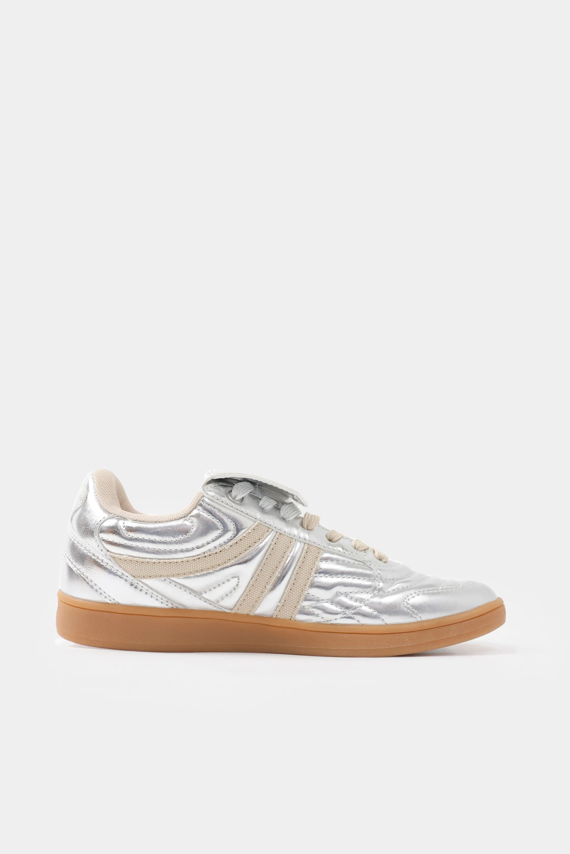 Multi-Piece Metallic Sneakers