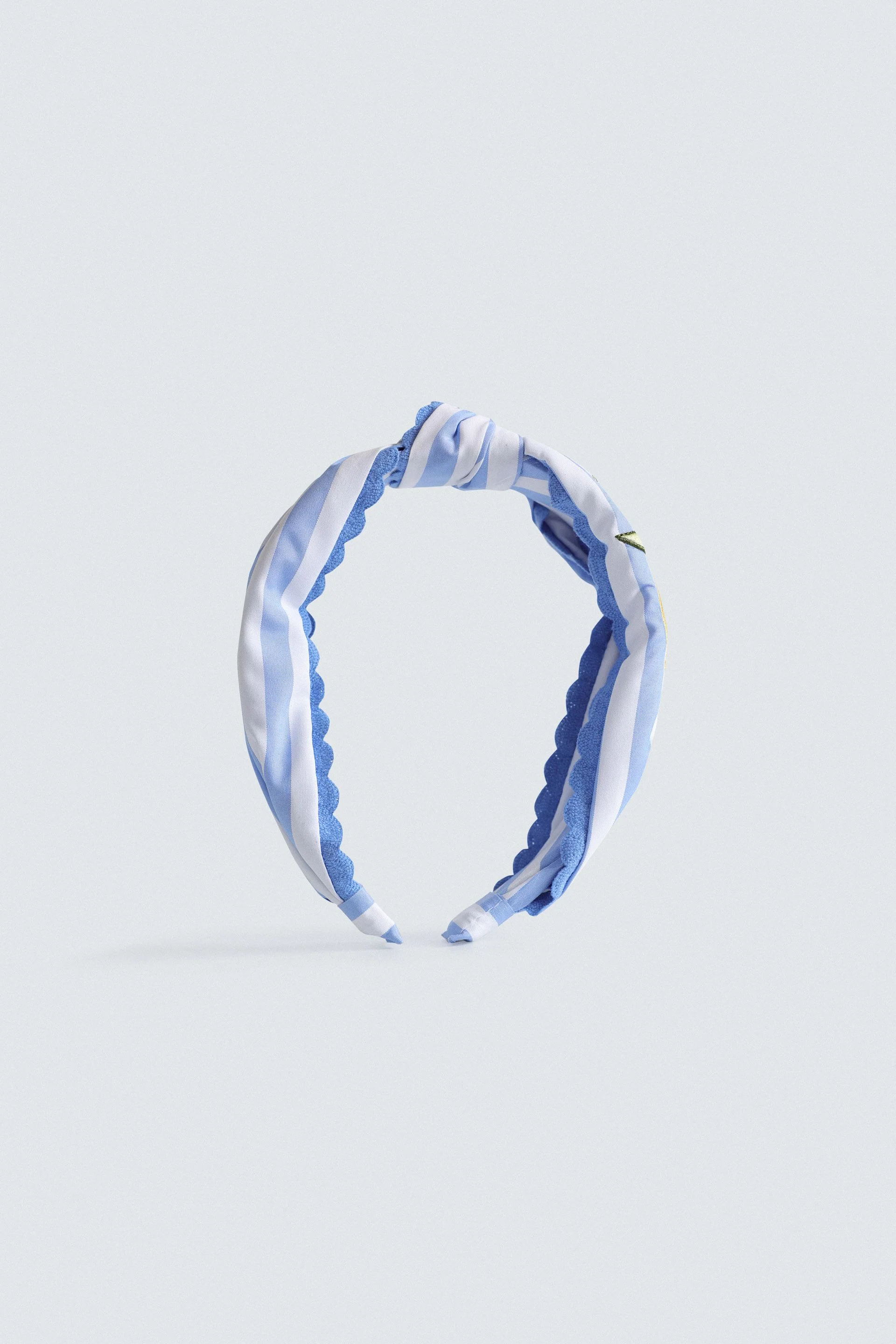 Embroidered Knot Headband