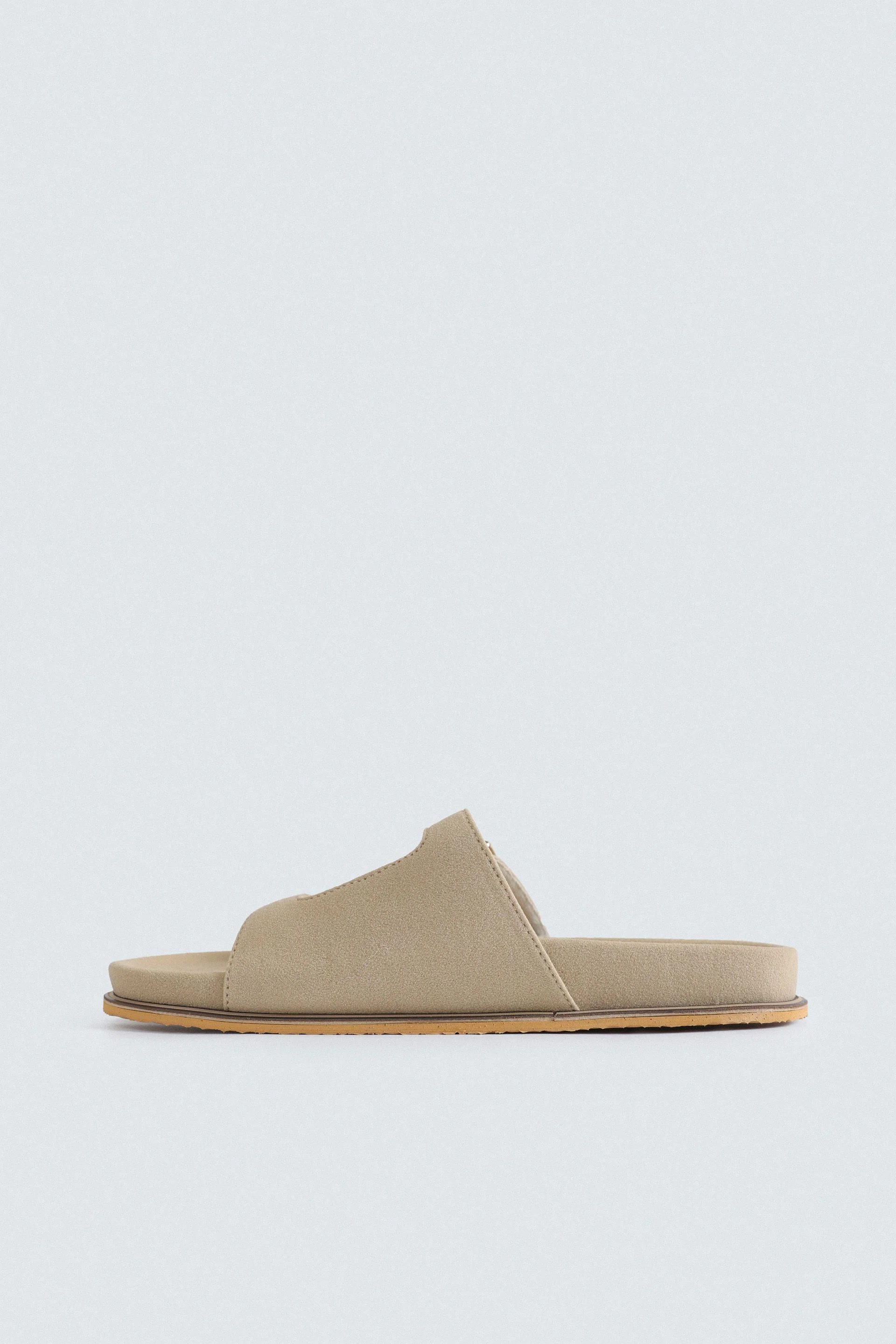 Suede Buckle Strap Flats - Image 5