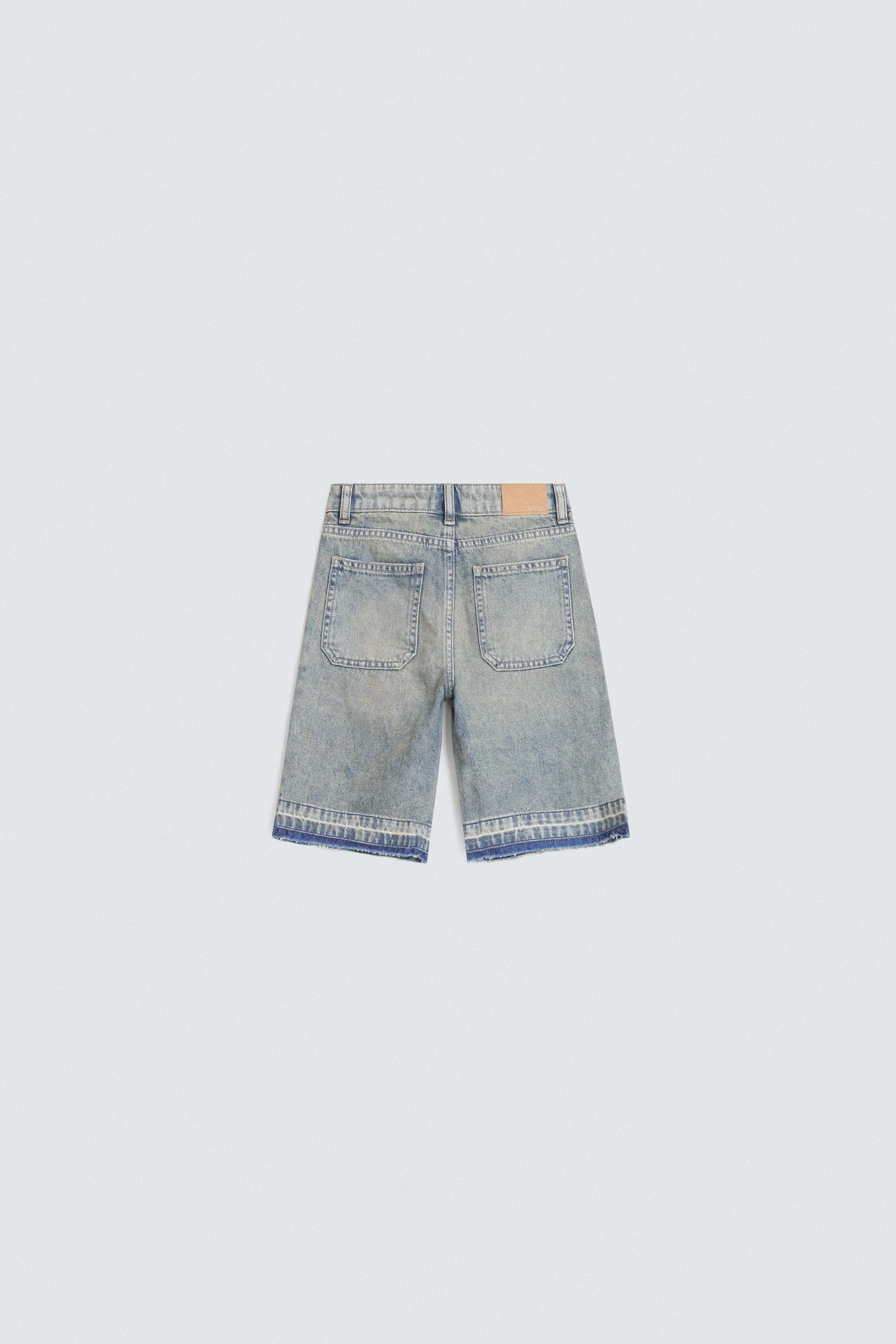 Denim Bermuda Shorts - Image 4