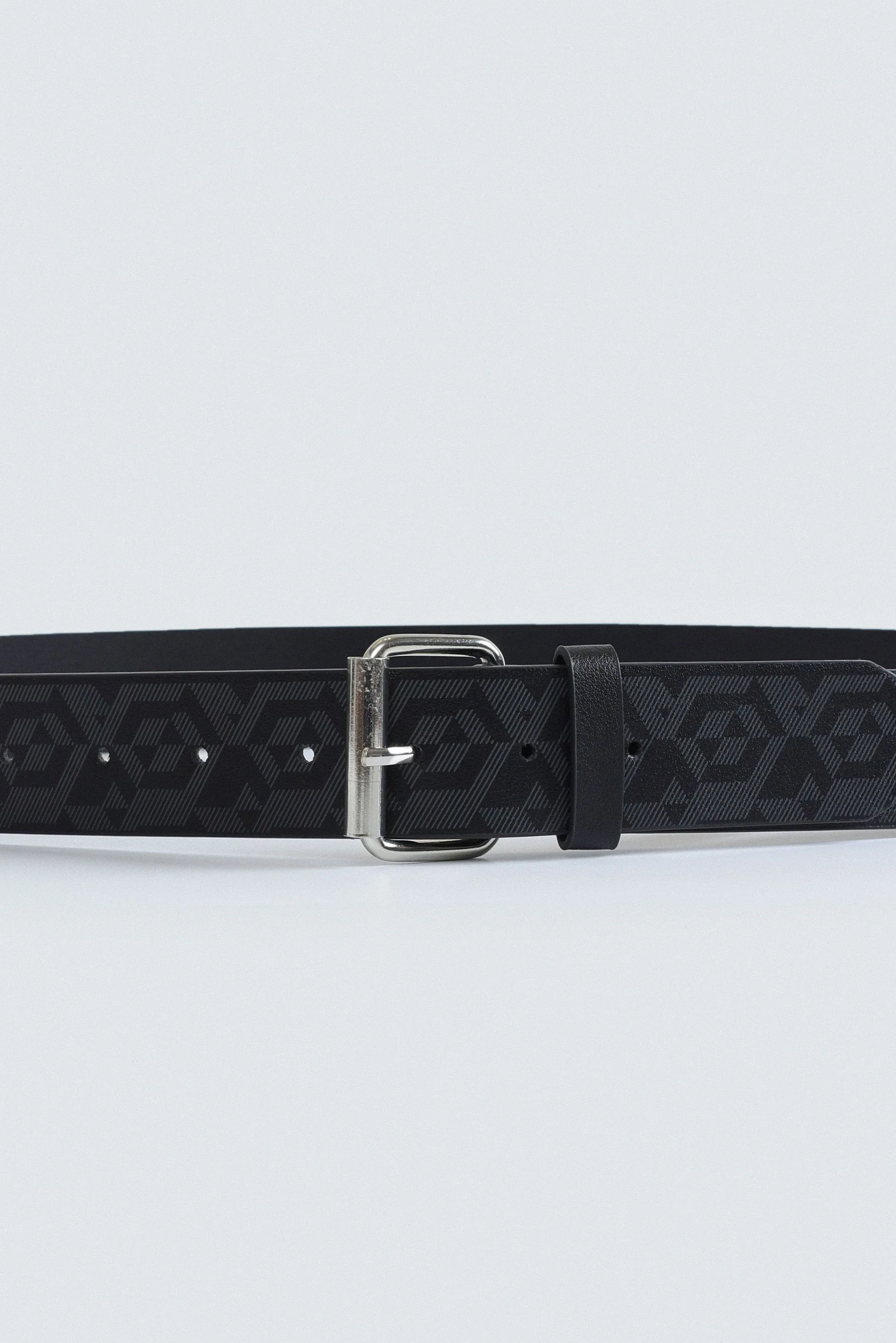 Printed Faux Leather Belt - Image 2