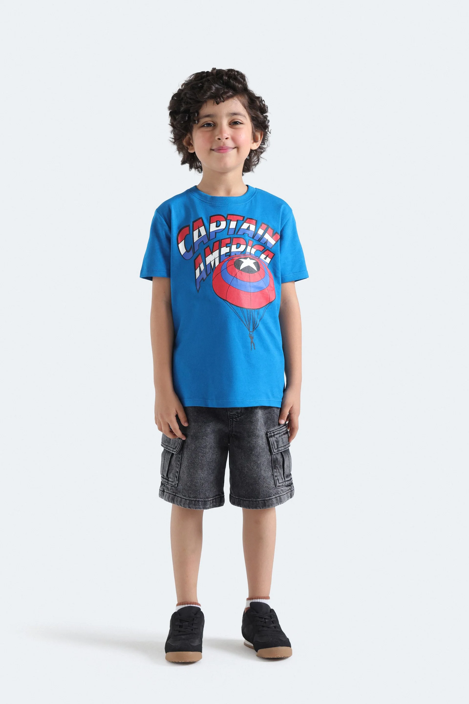 Denim Cargo Shorts - Image 4