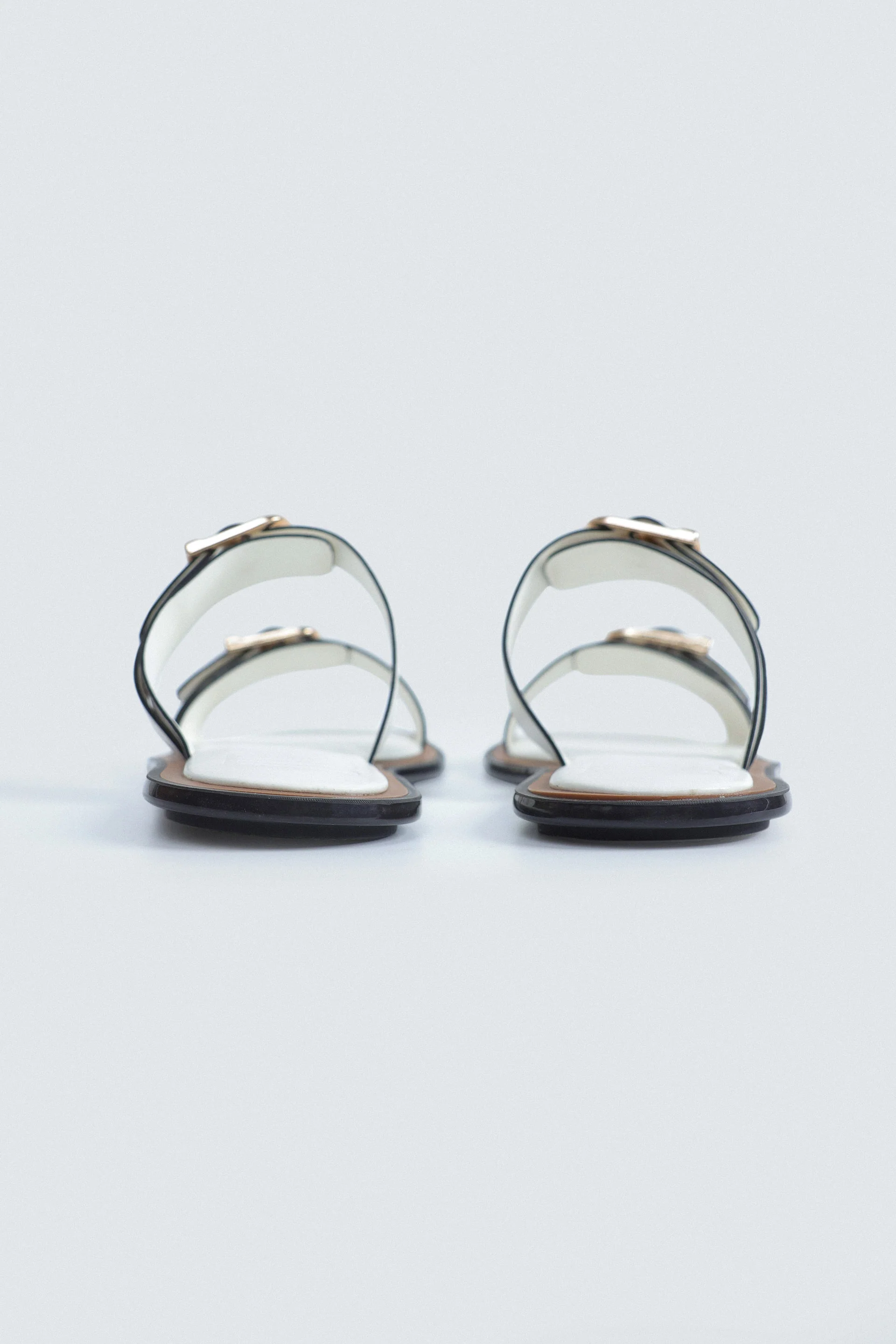 Double Buckle Strap Flats - Image 11