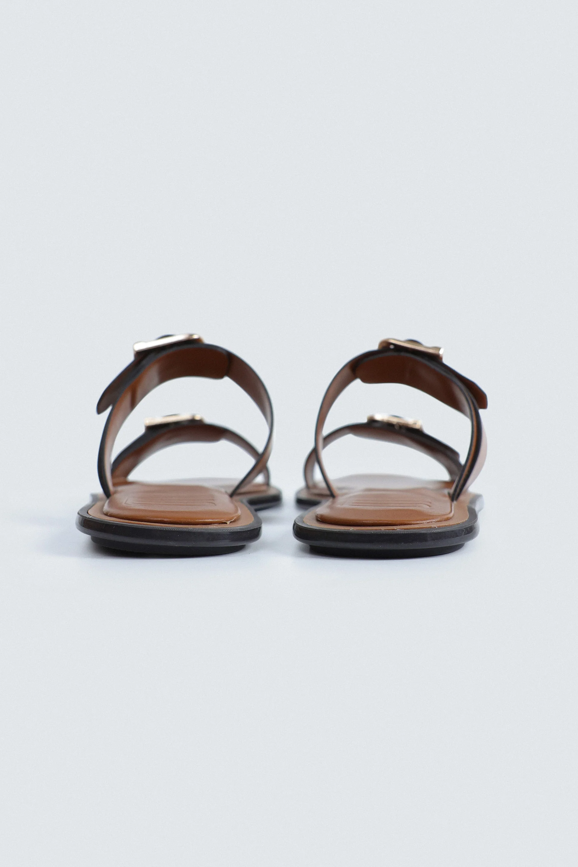 Double Buckle Strap Flats - Image 17