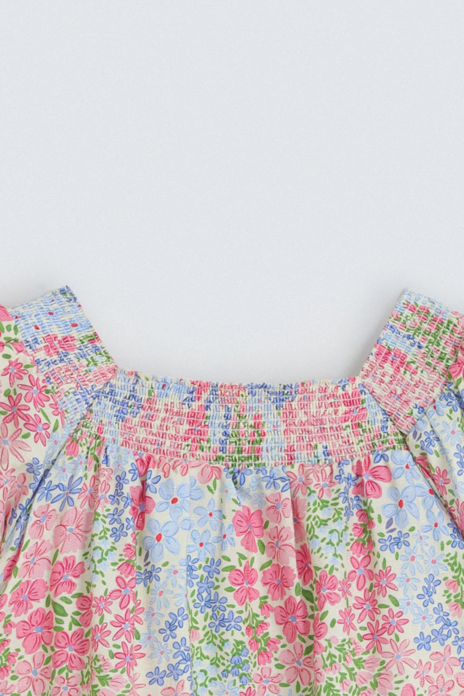 Cropped All-Over Print Blouse - Image 2