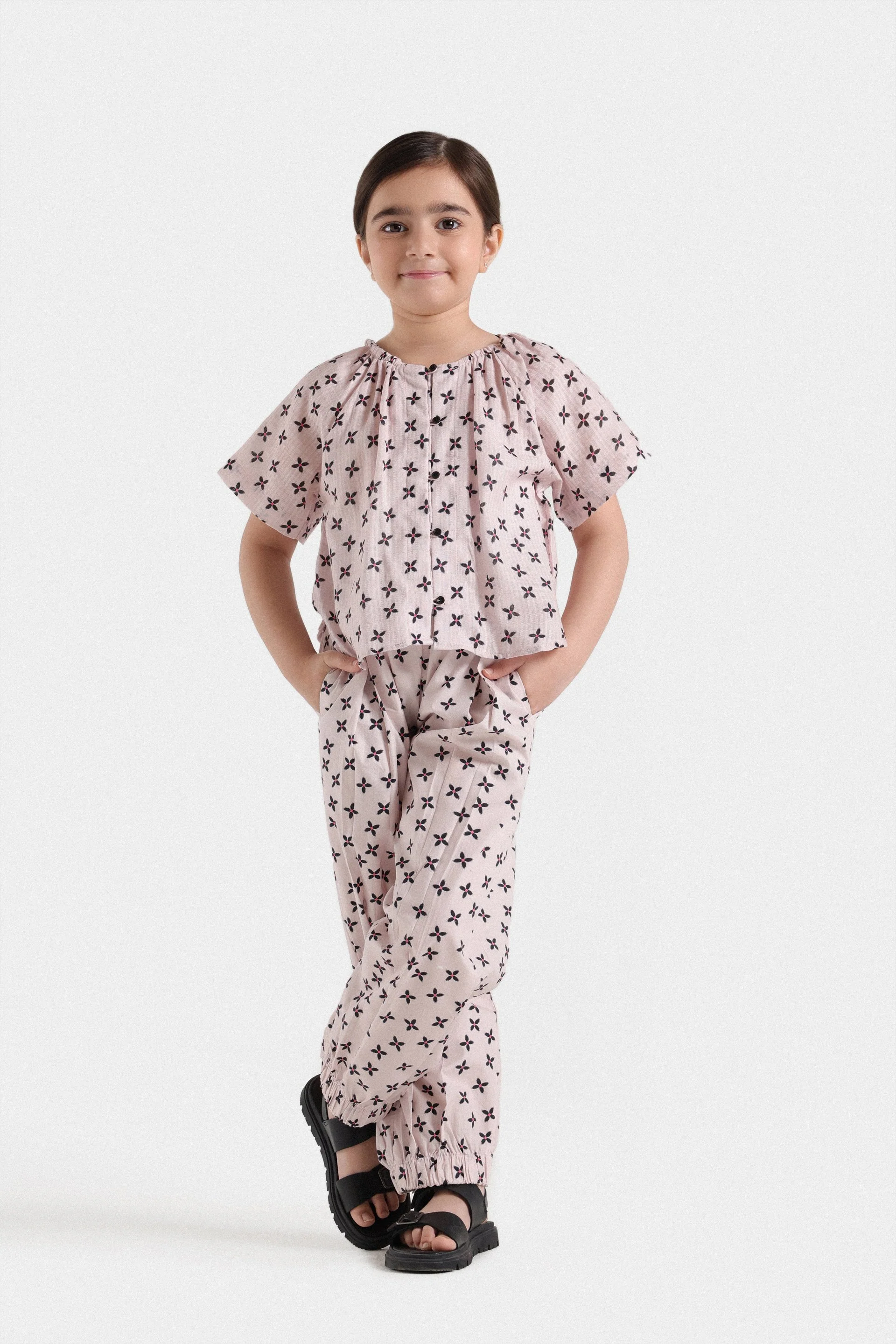 Printed Button-Up Blouse - Image 4