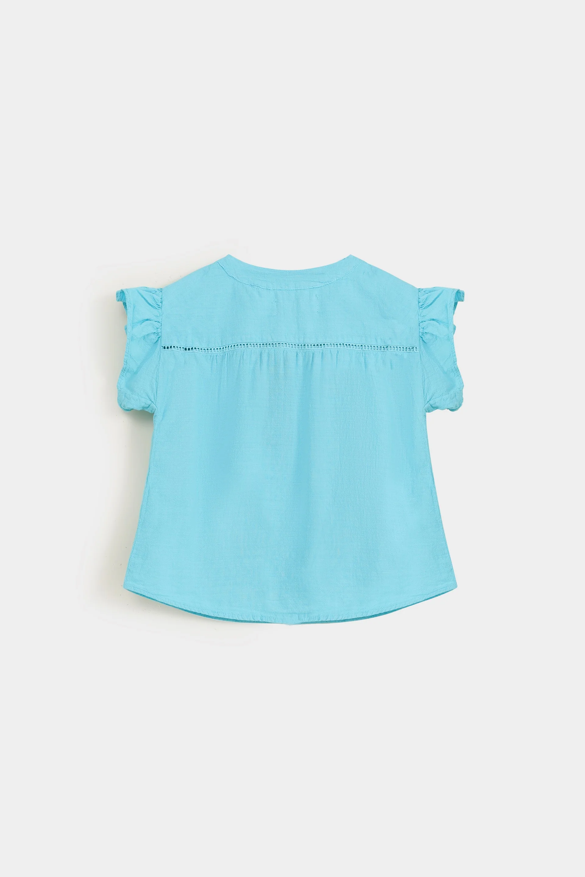 Basic Blouse With Lace Detail - Image 3