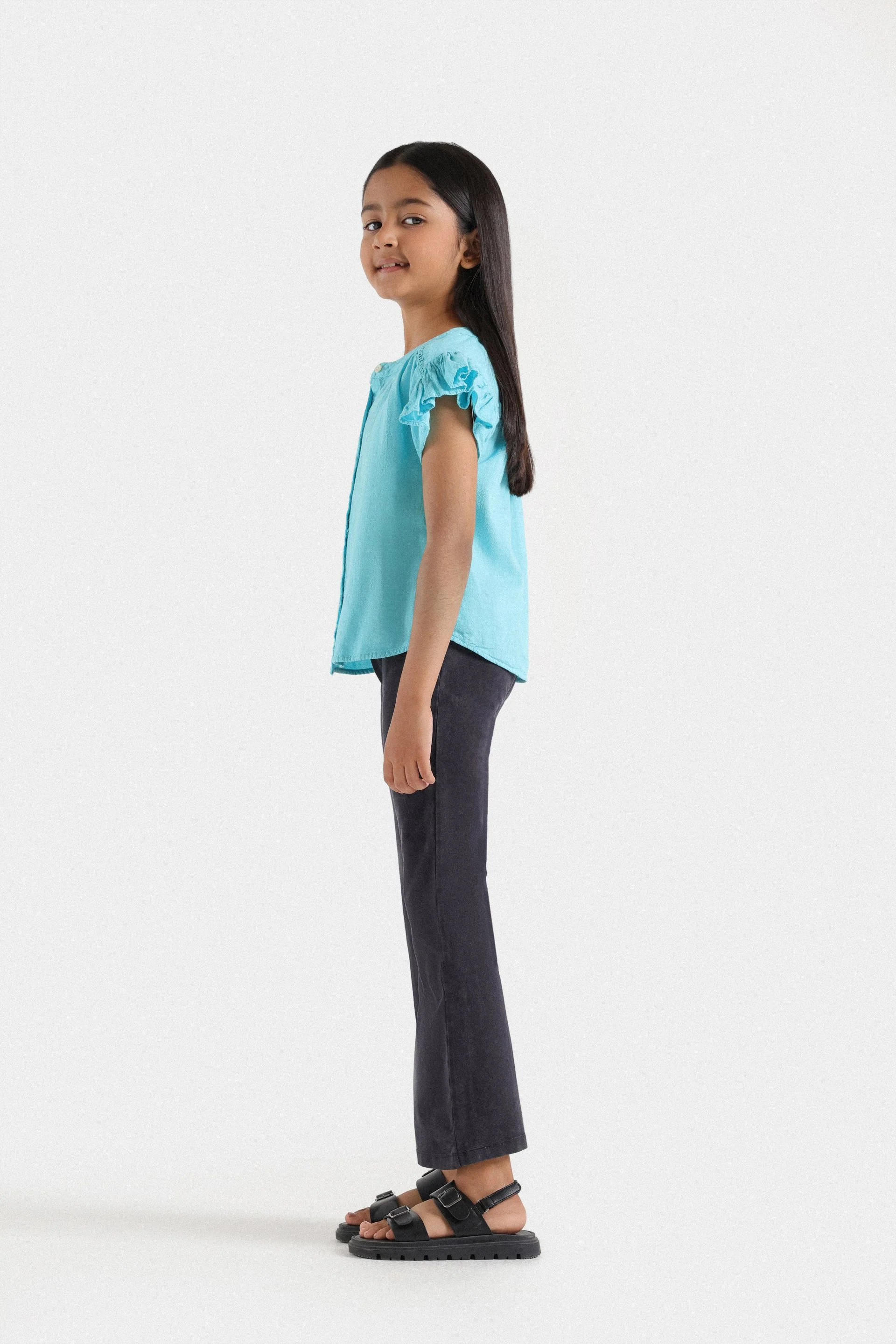 Basic Blouse With Lace Detail - Image 5