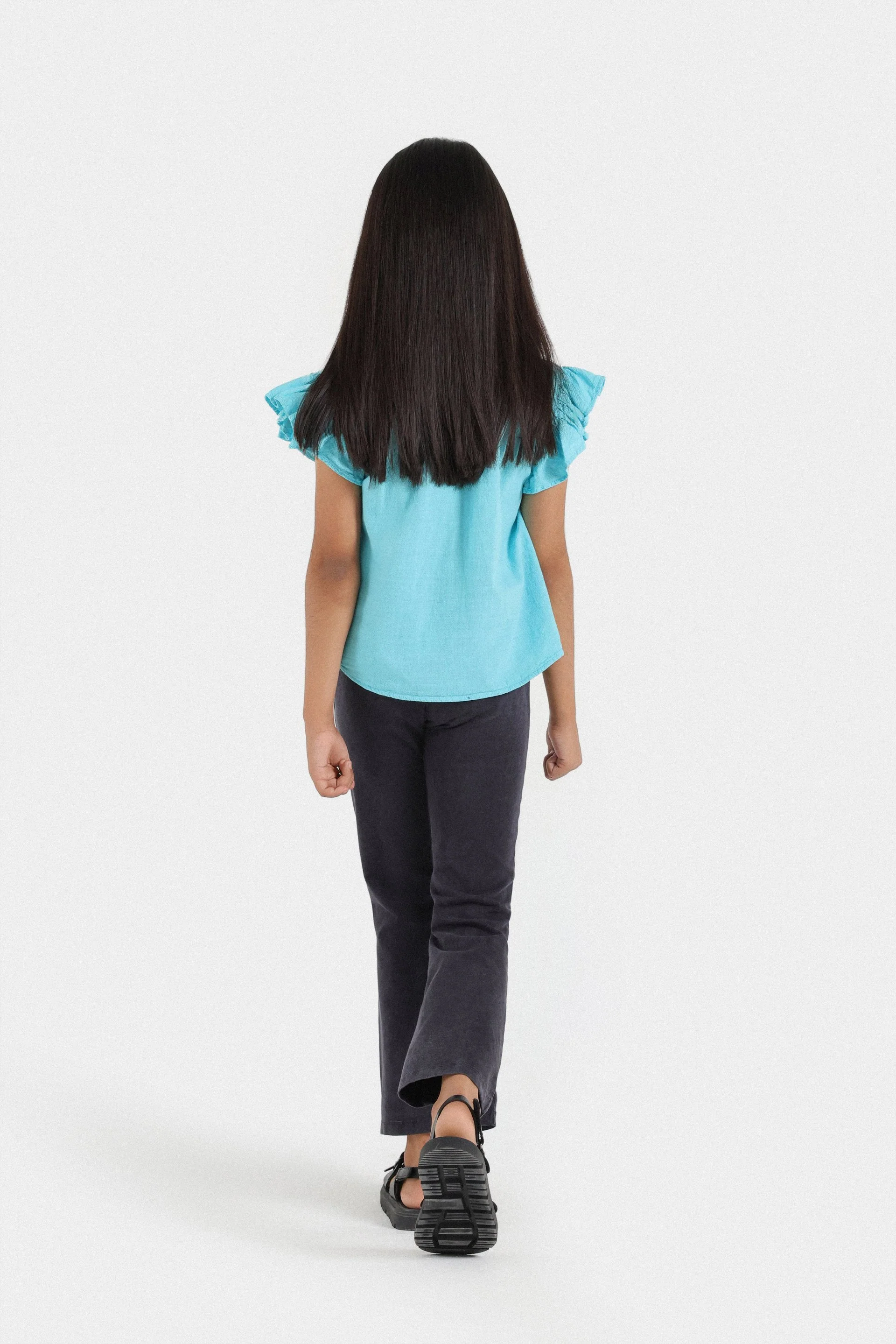 Basic Blouse With Lace Detail - Image 6