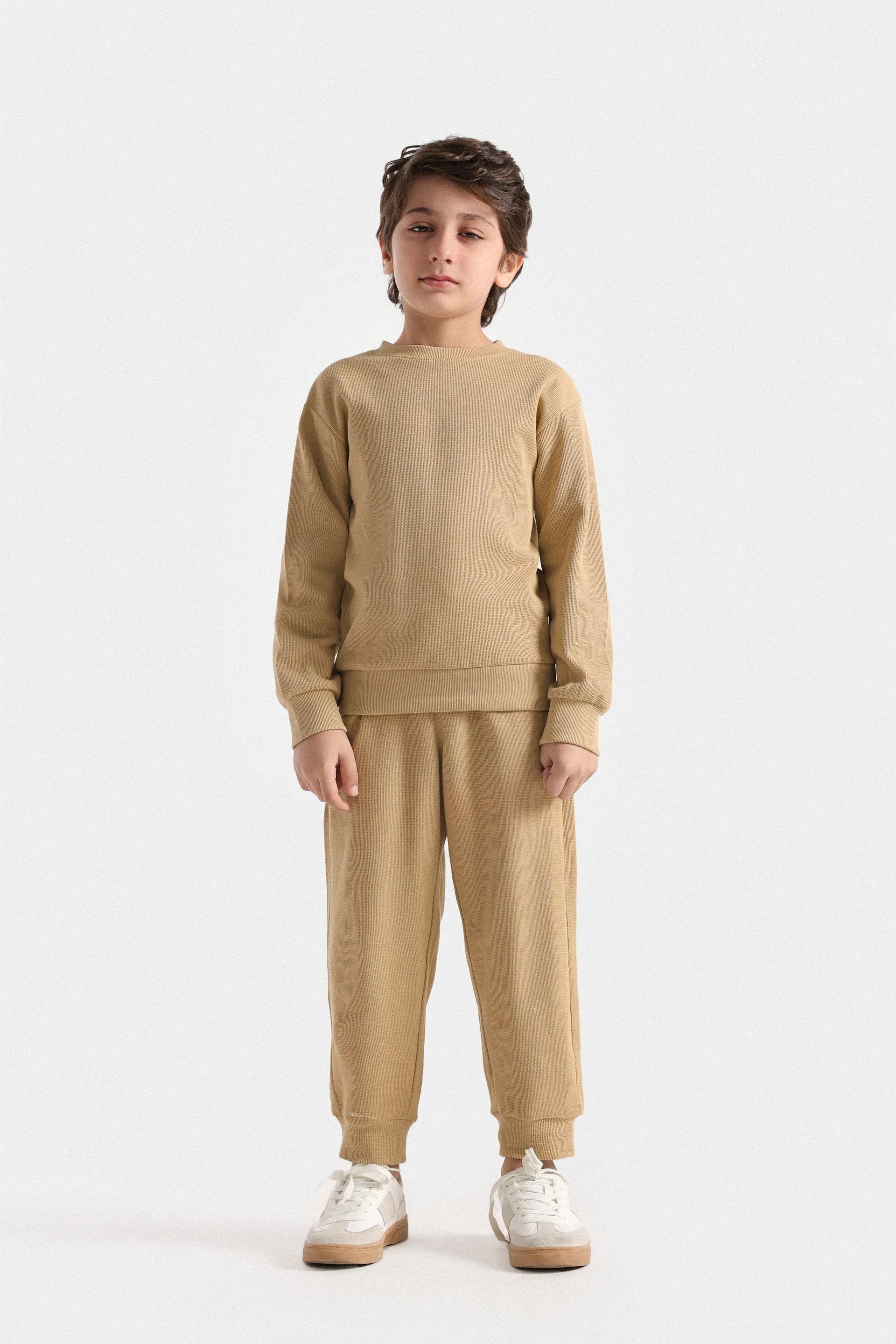 Basic Textured Sweatshirt - Image 9