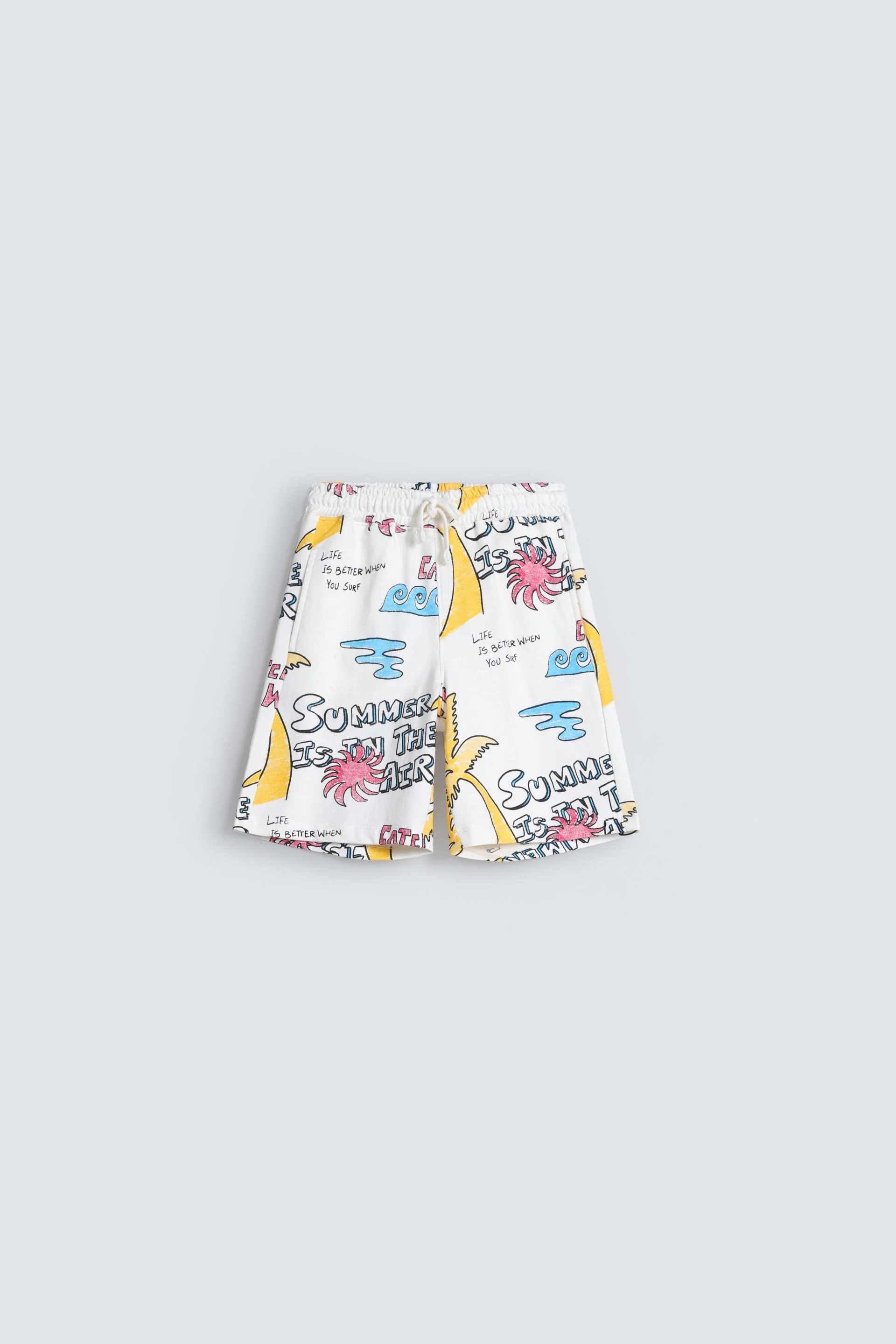 Printed Knit Shorts - Image 3