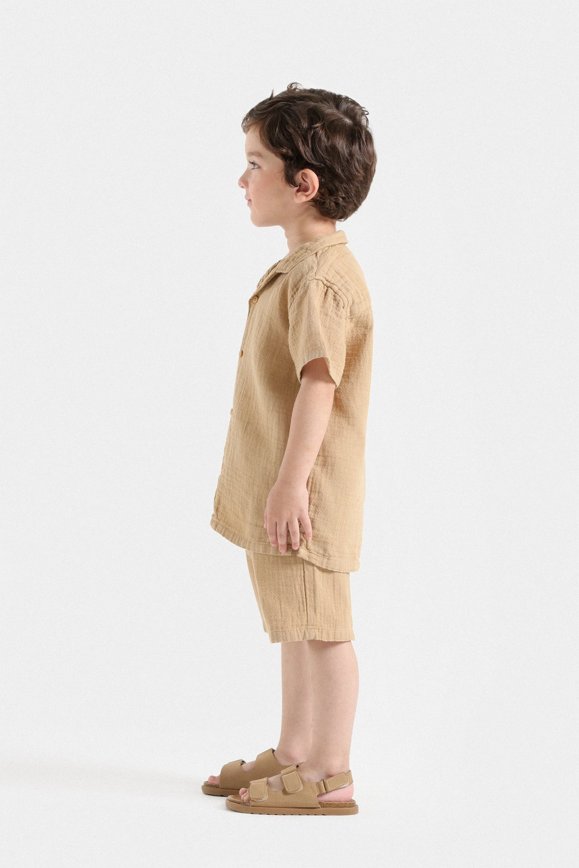 Resort Collar Textured Shirt - Image 10