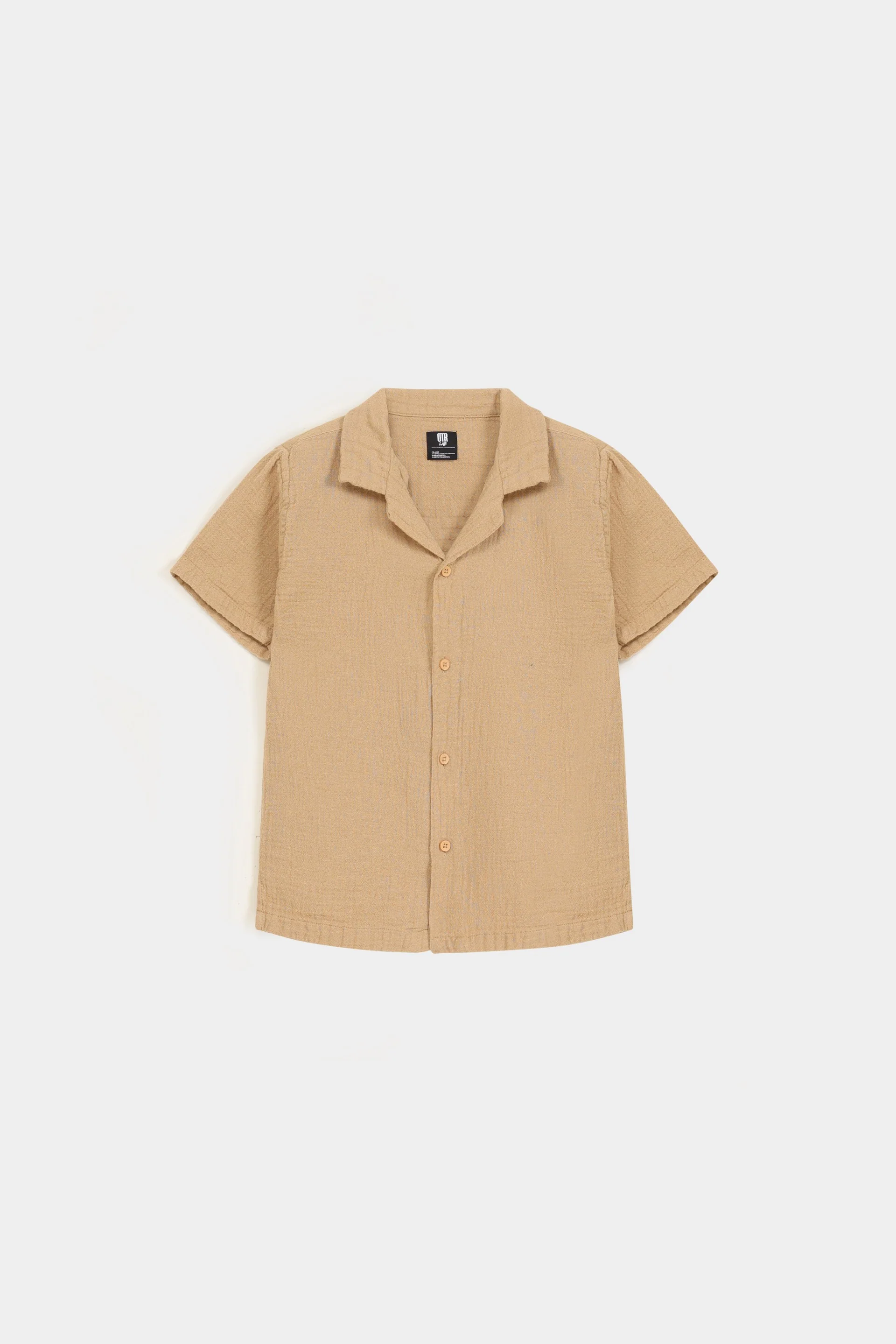 Resort Collar Textured Shirt - Image 6