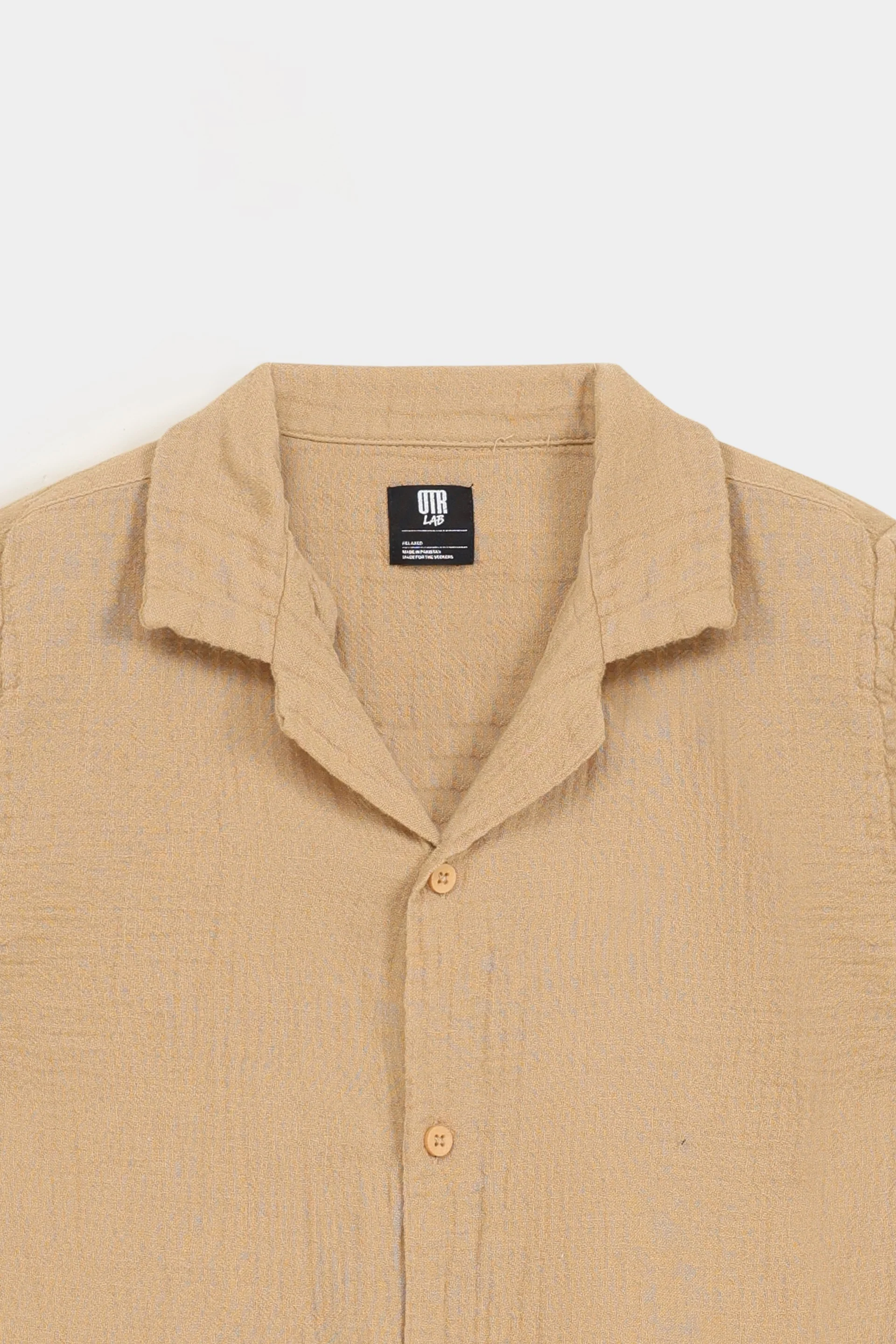 Resort Collar Textured Shirt - Image 7