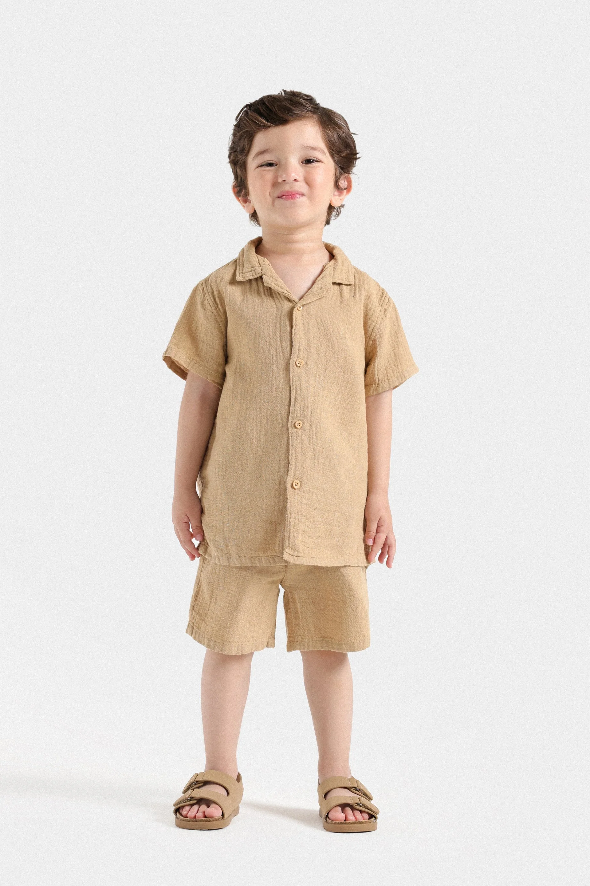 Resort Collar Textured Shirt - Image 9