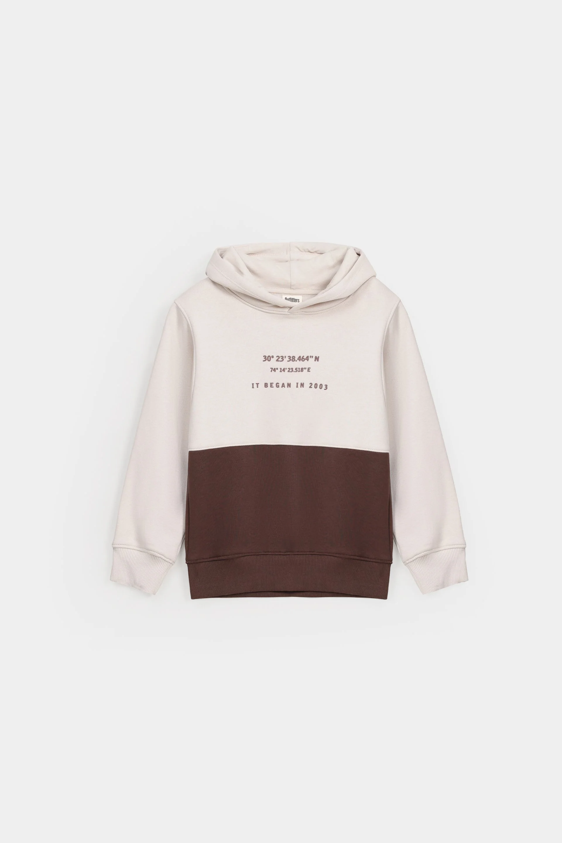 Color-Block Slogan Hoodie - Image 7