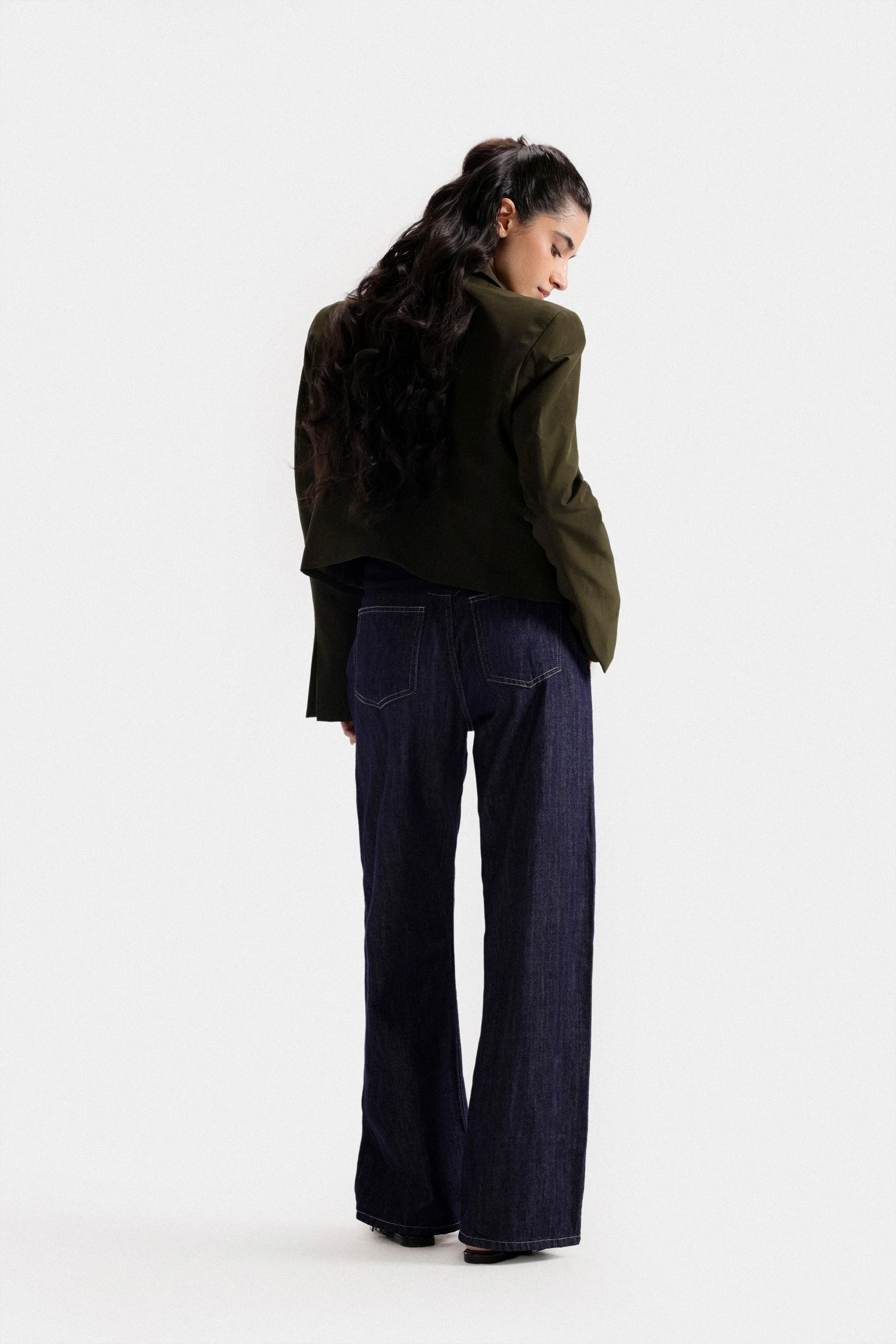 Cropped Blazer - Image 4
