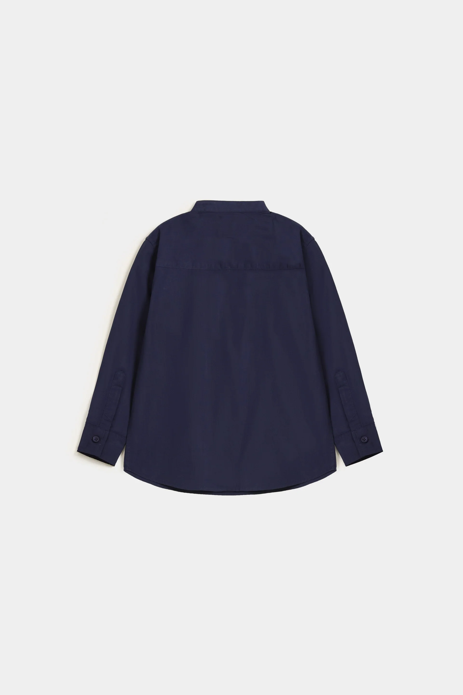 Basic Mandarin Collar Shirt - Image 3