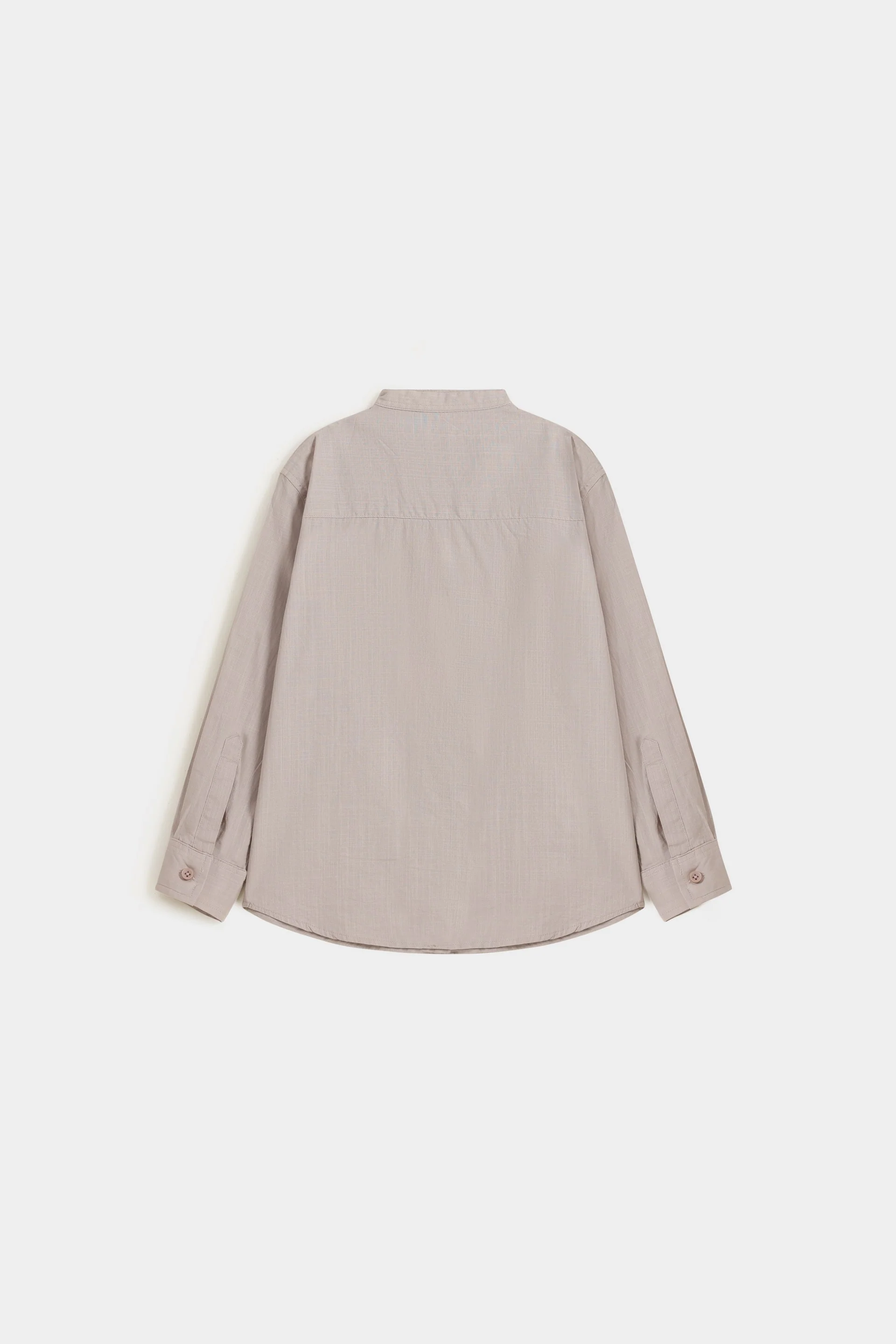 Basic Mandarin Collar Shirt - Image 9