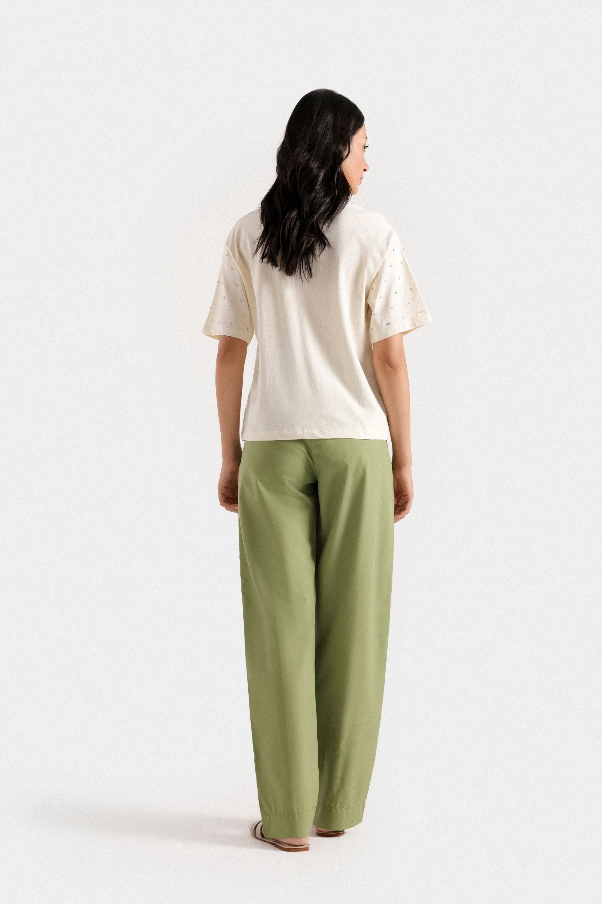 Pleated Barrel Pants - Image 12