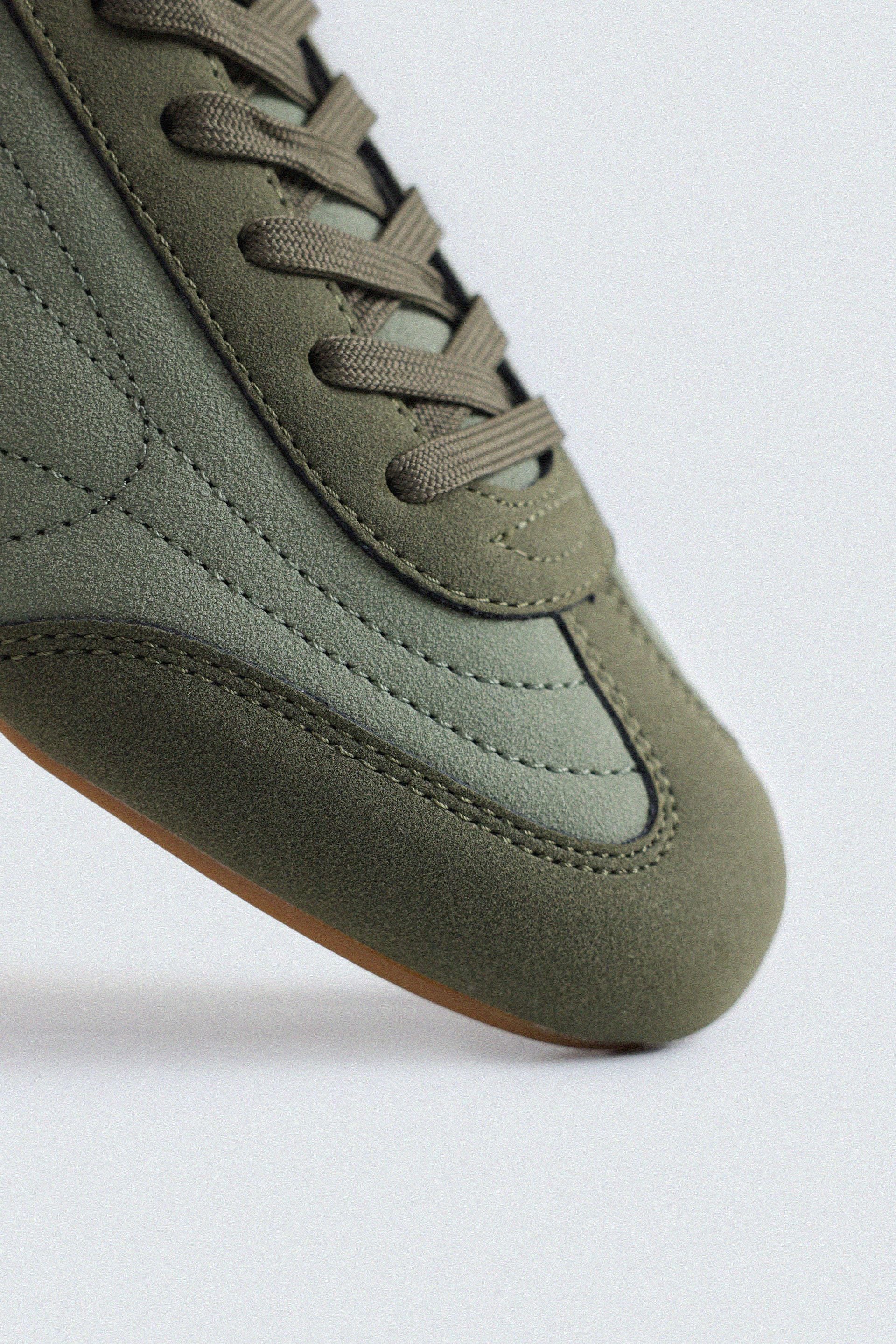 Multi-Piece Suede Trainers - Image 10