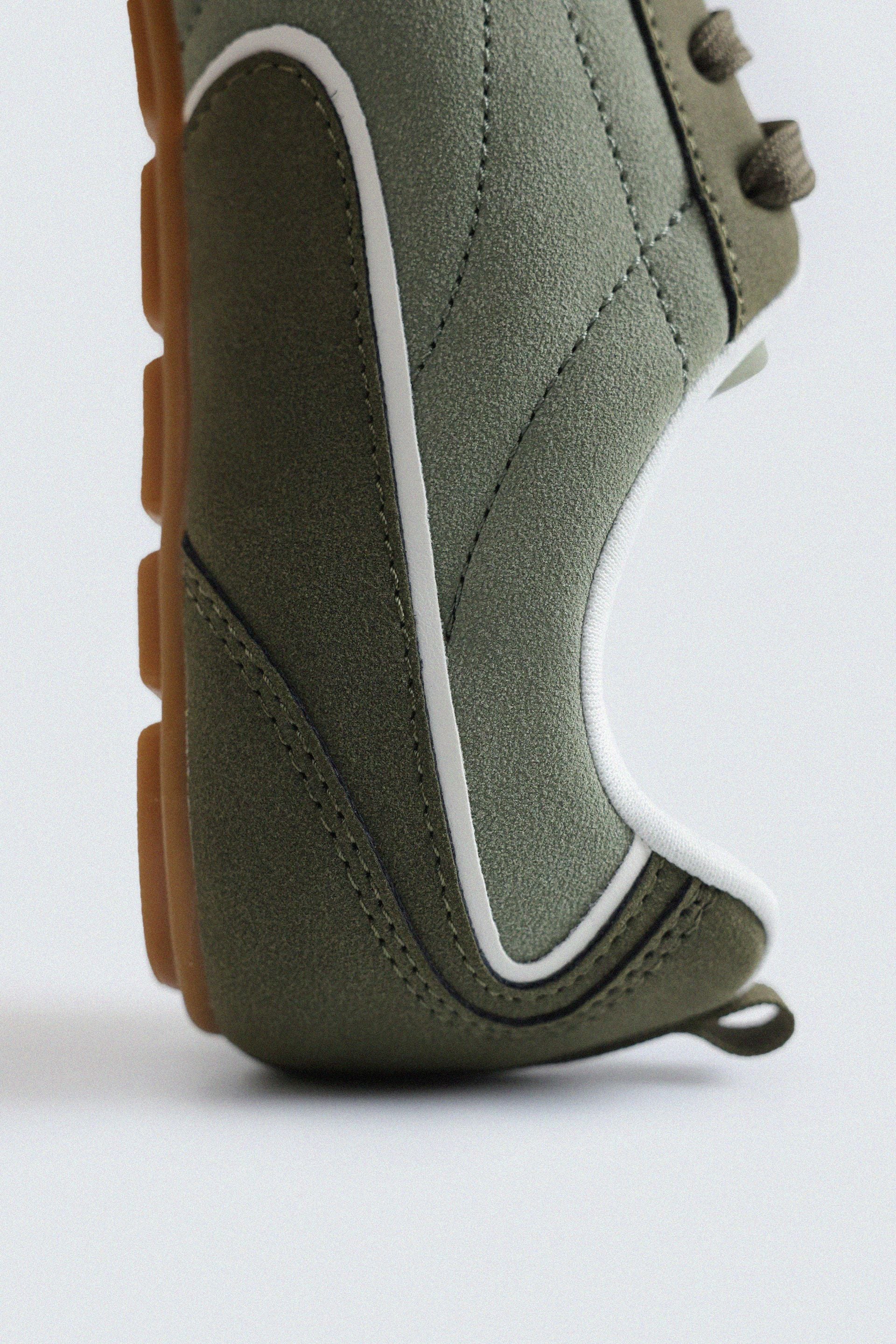 Multi-Piece Suede Trainers - Image 11