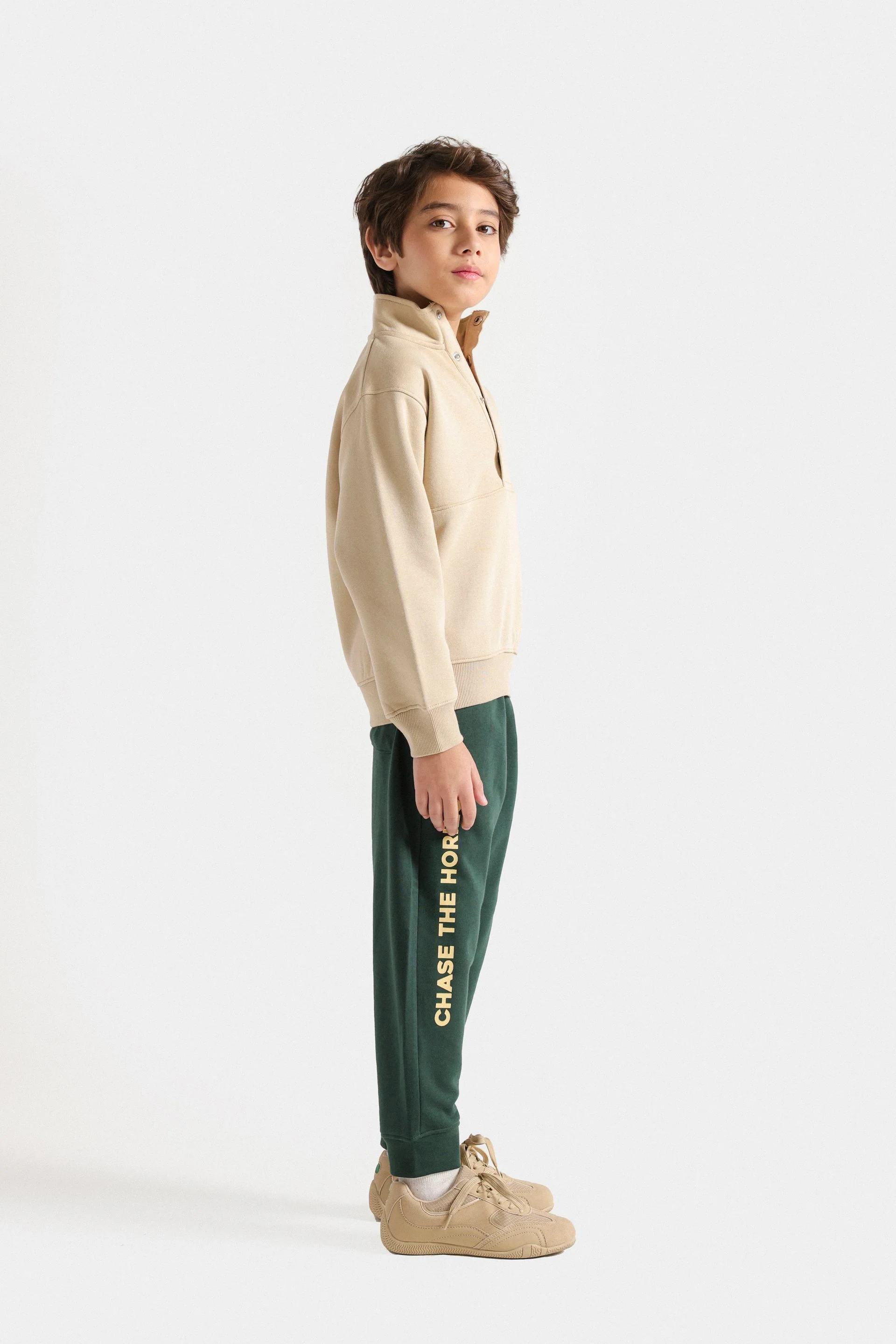 Basic Sweatshirt With Label Patch - Image 5