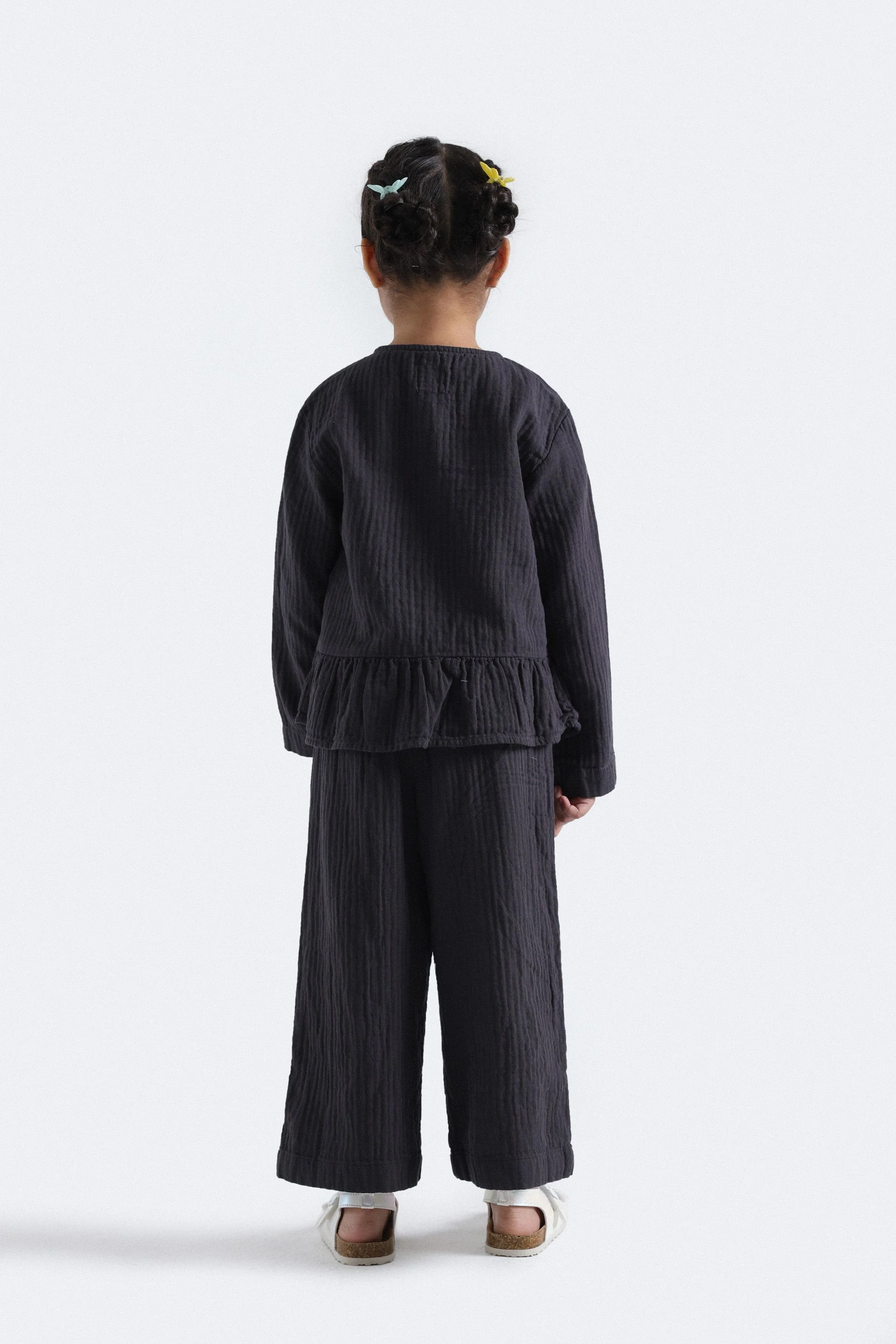Muslin Wide Leg Trousers - Image 5