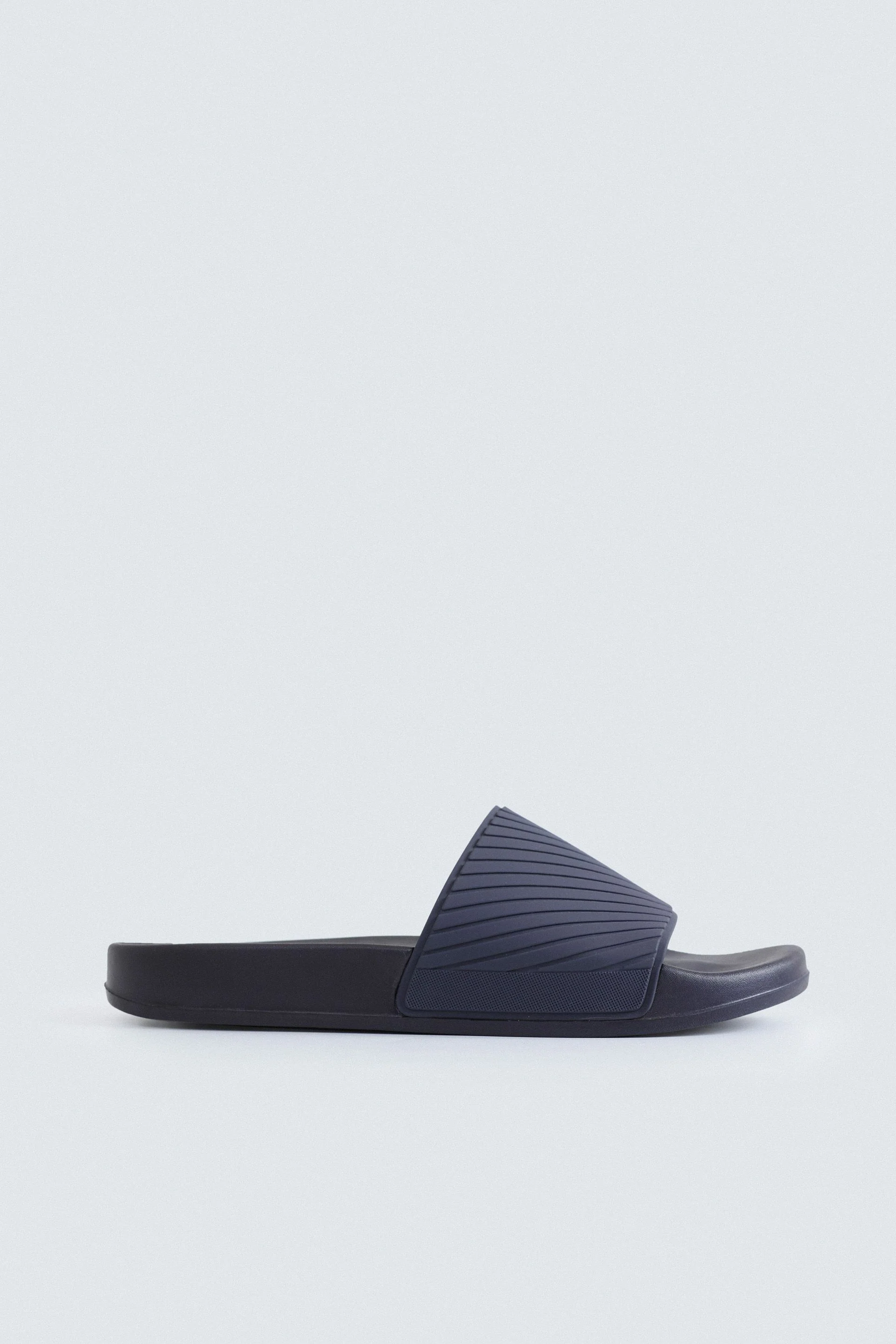 Striped Rubberized Slides - Image 13