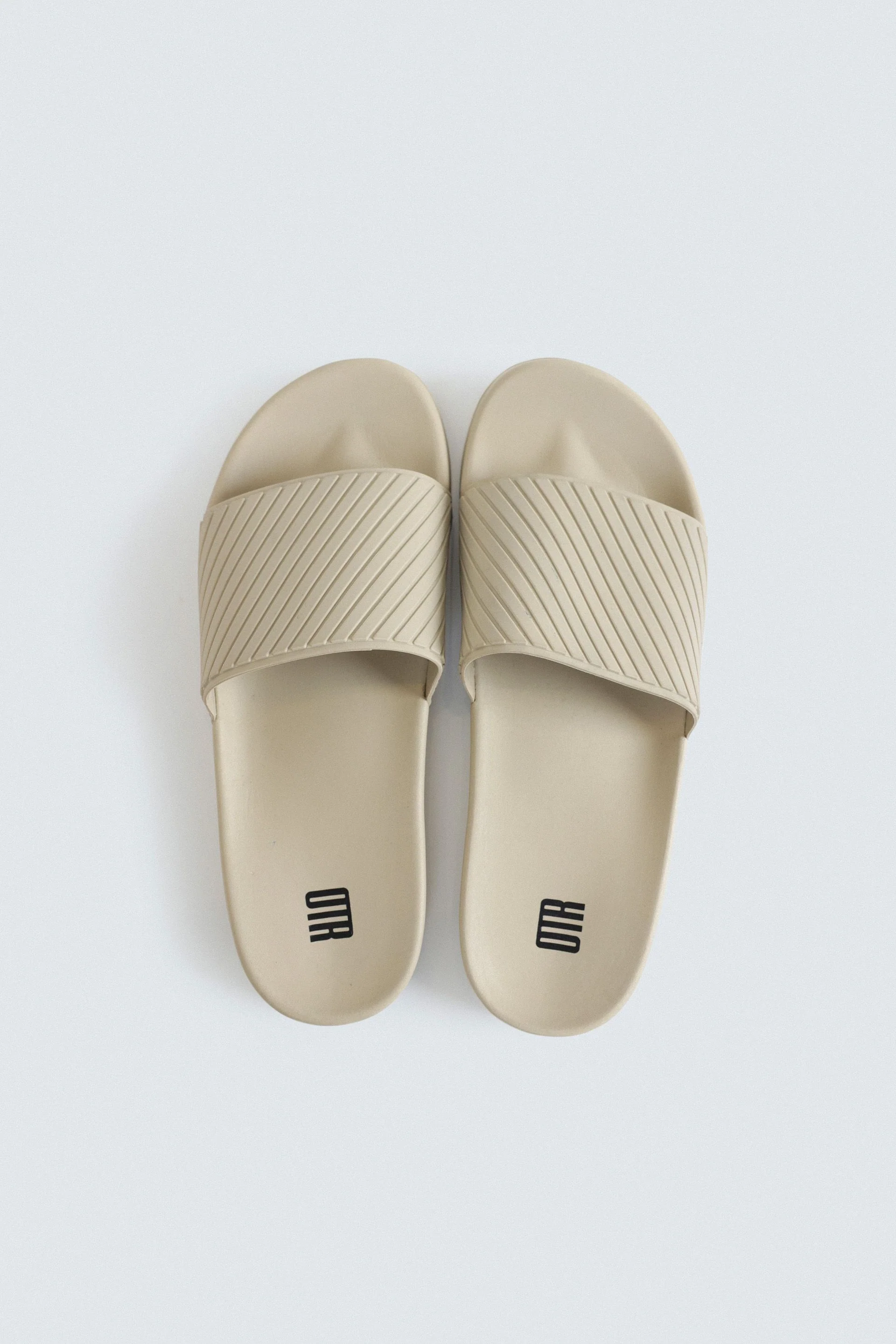 Striped Rubberized Slides - Image 2
