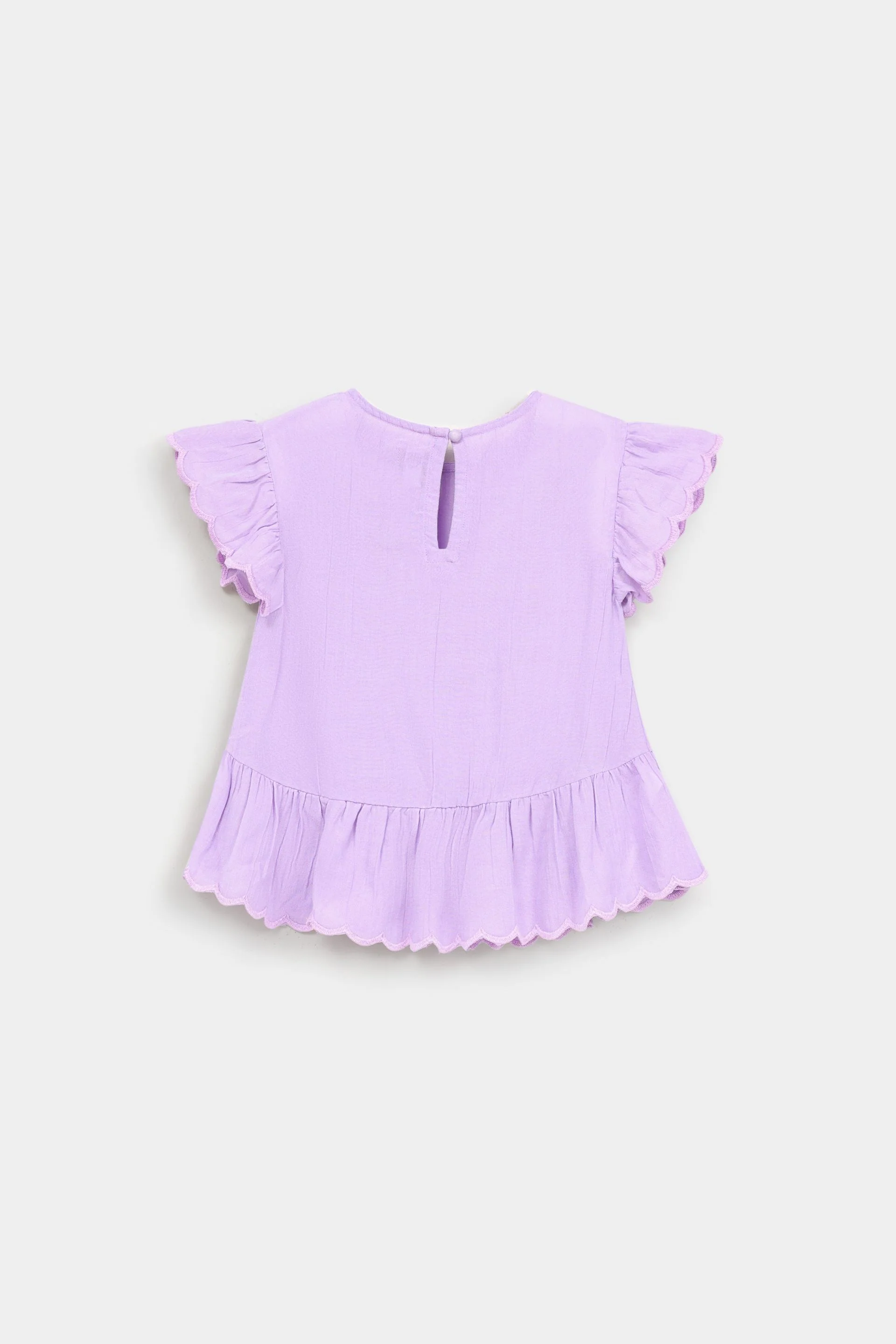 Basic Peplum Blouse - Image 3