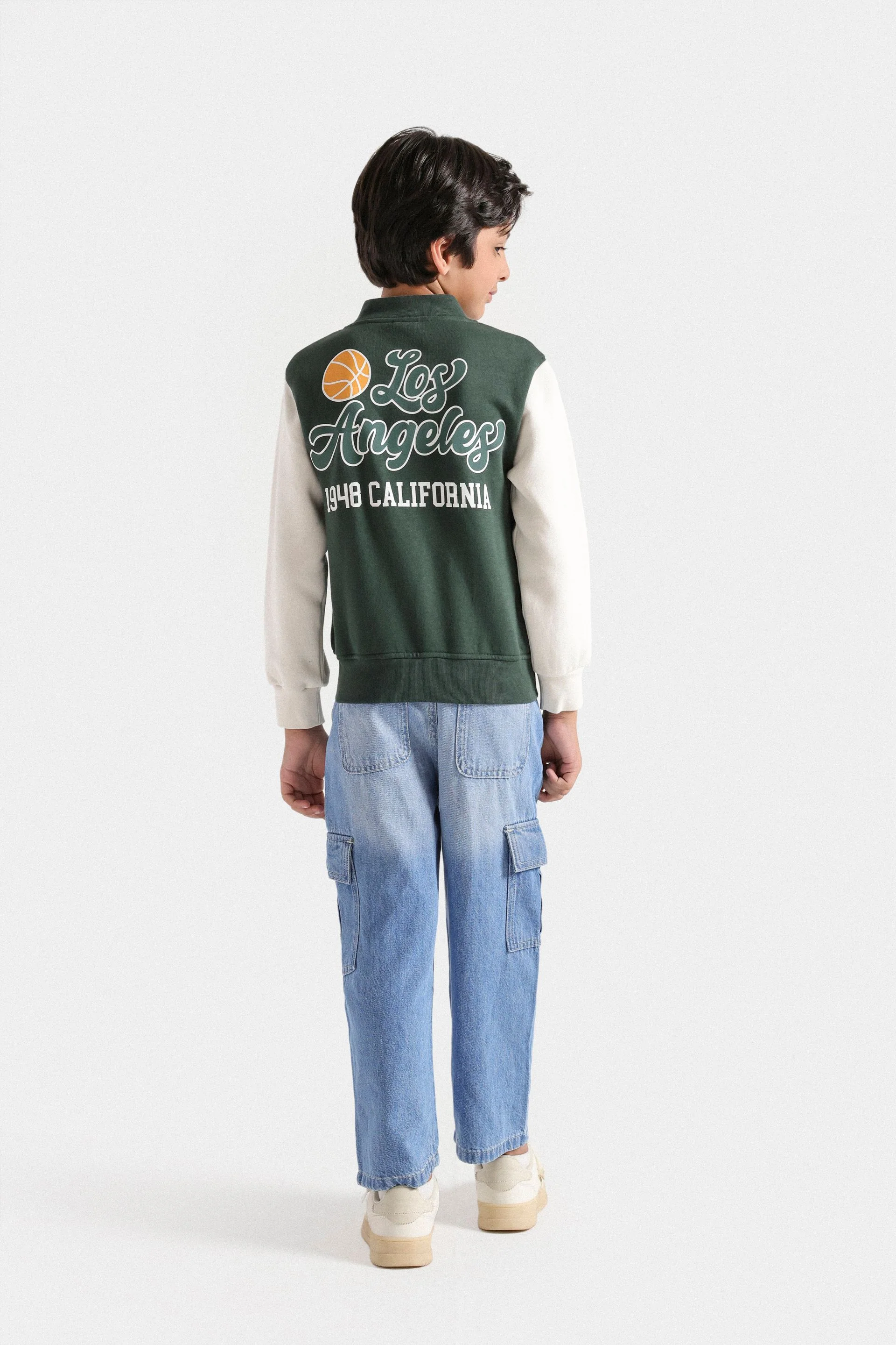 Varsity Slogan Print Sweatshirt - Image 7