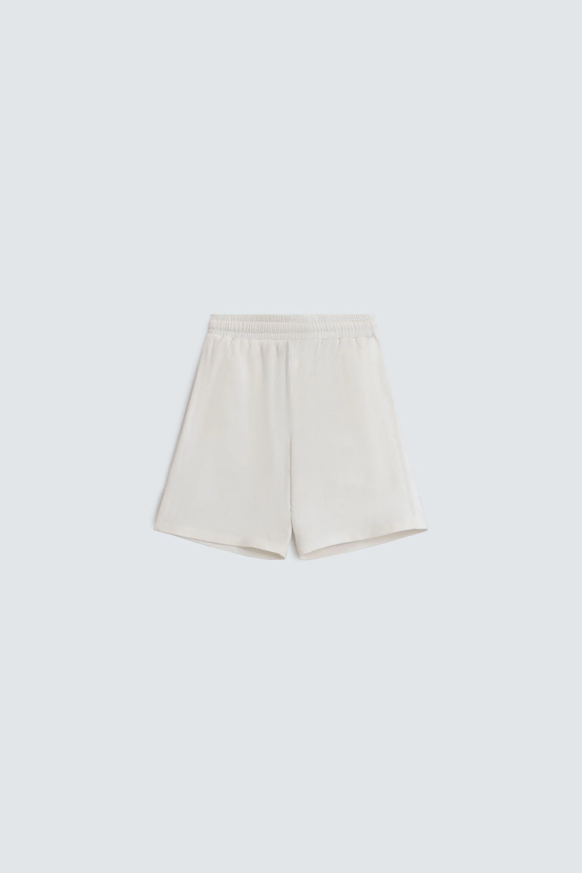 Slogan Print Knit Shorts - Image 3