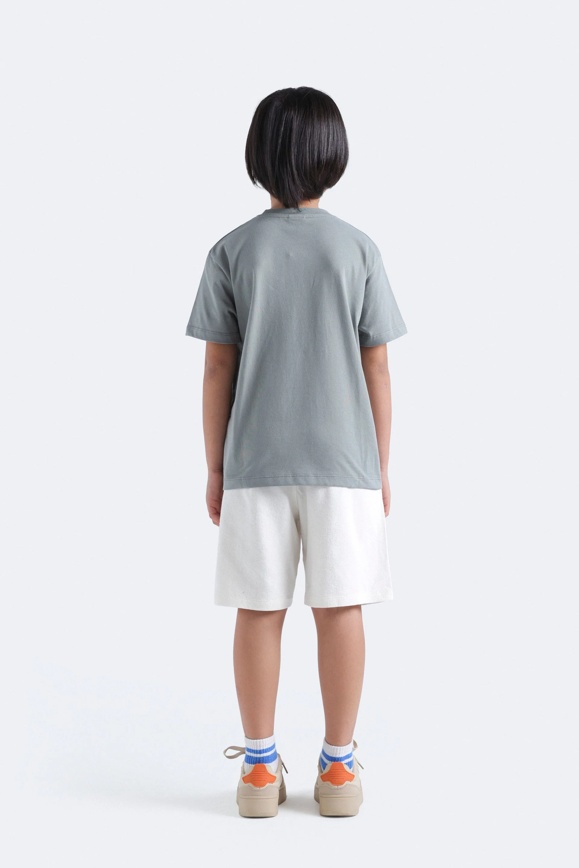 Slogan Print Knit Shorts - Image 6