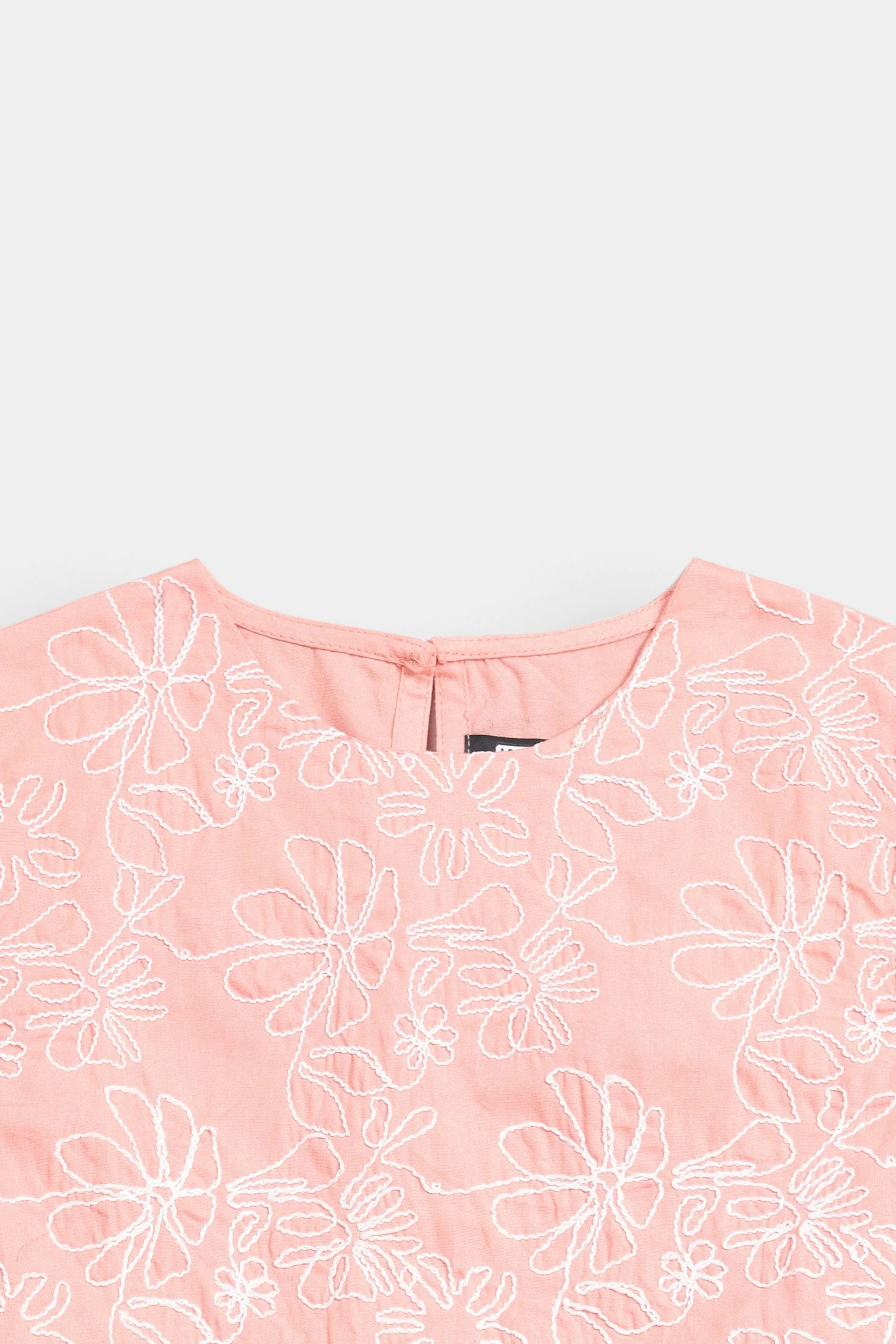 Cropped Embroidered Shirt - Image 2
