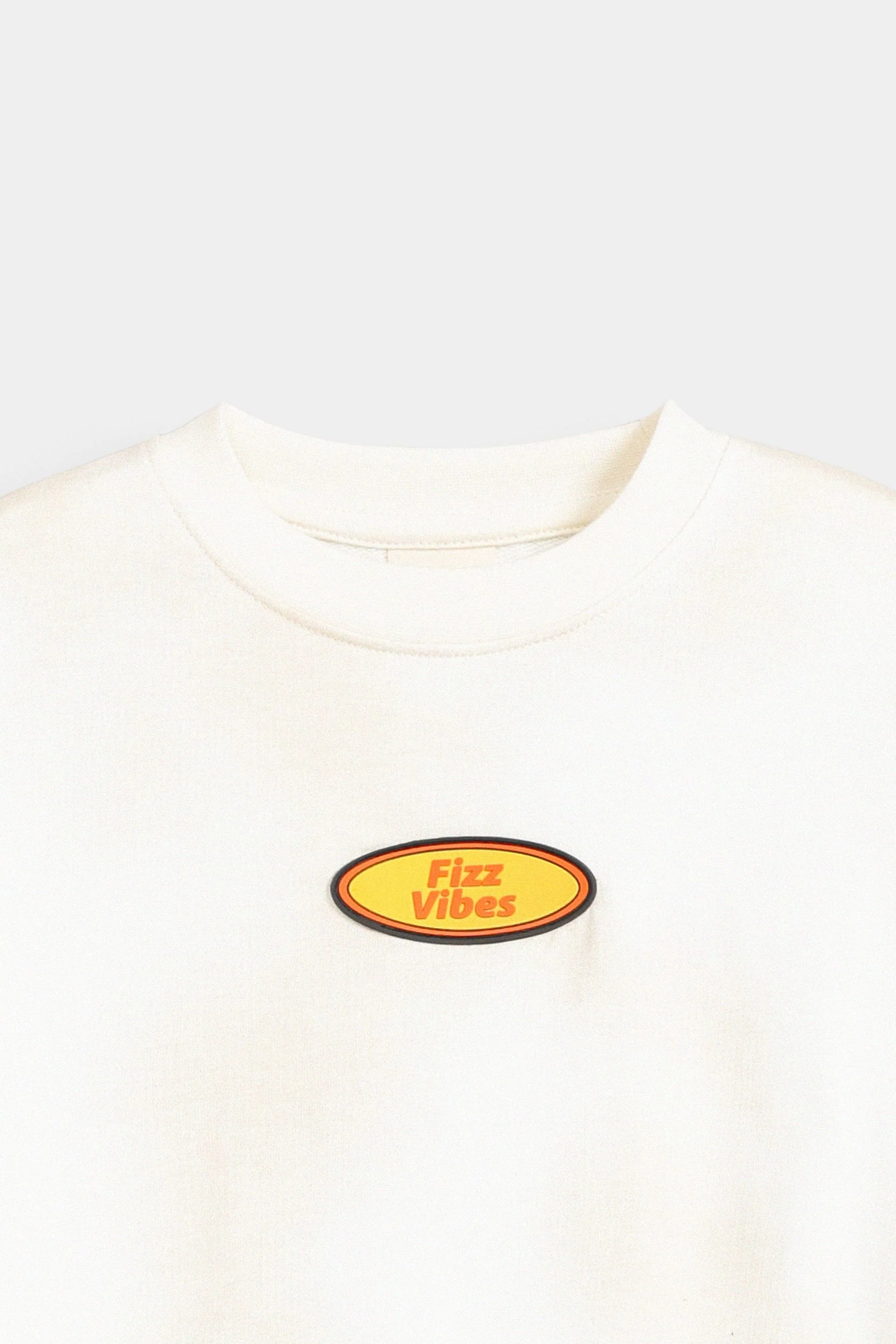 Crew Neck Sweatshirt With Label Patch - Image 2